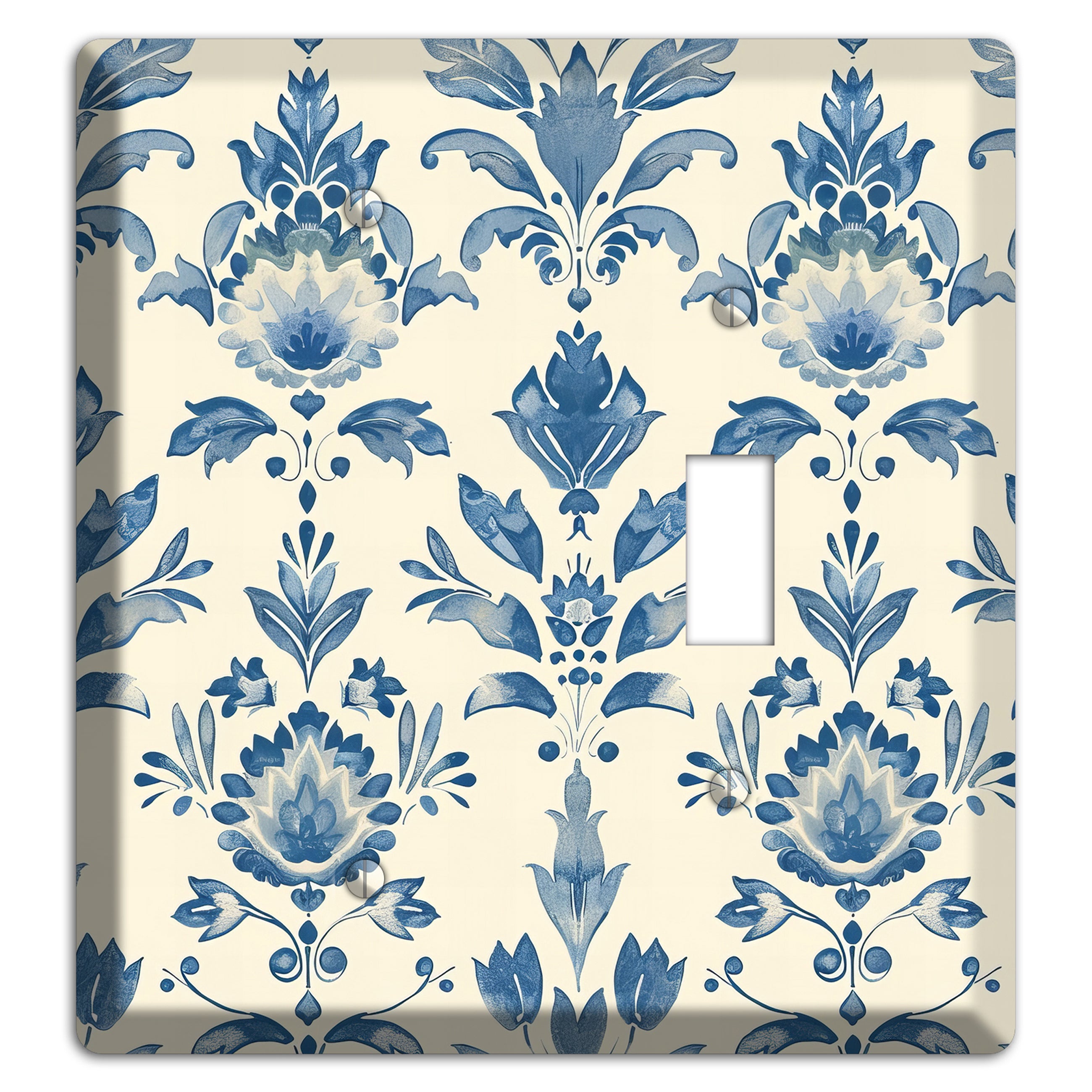 Bloom & Indigo Blank / Toggle Wallplate