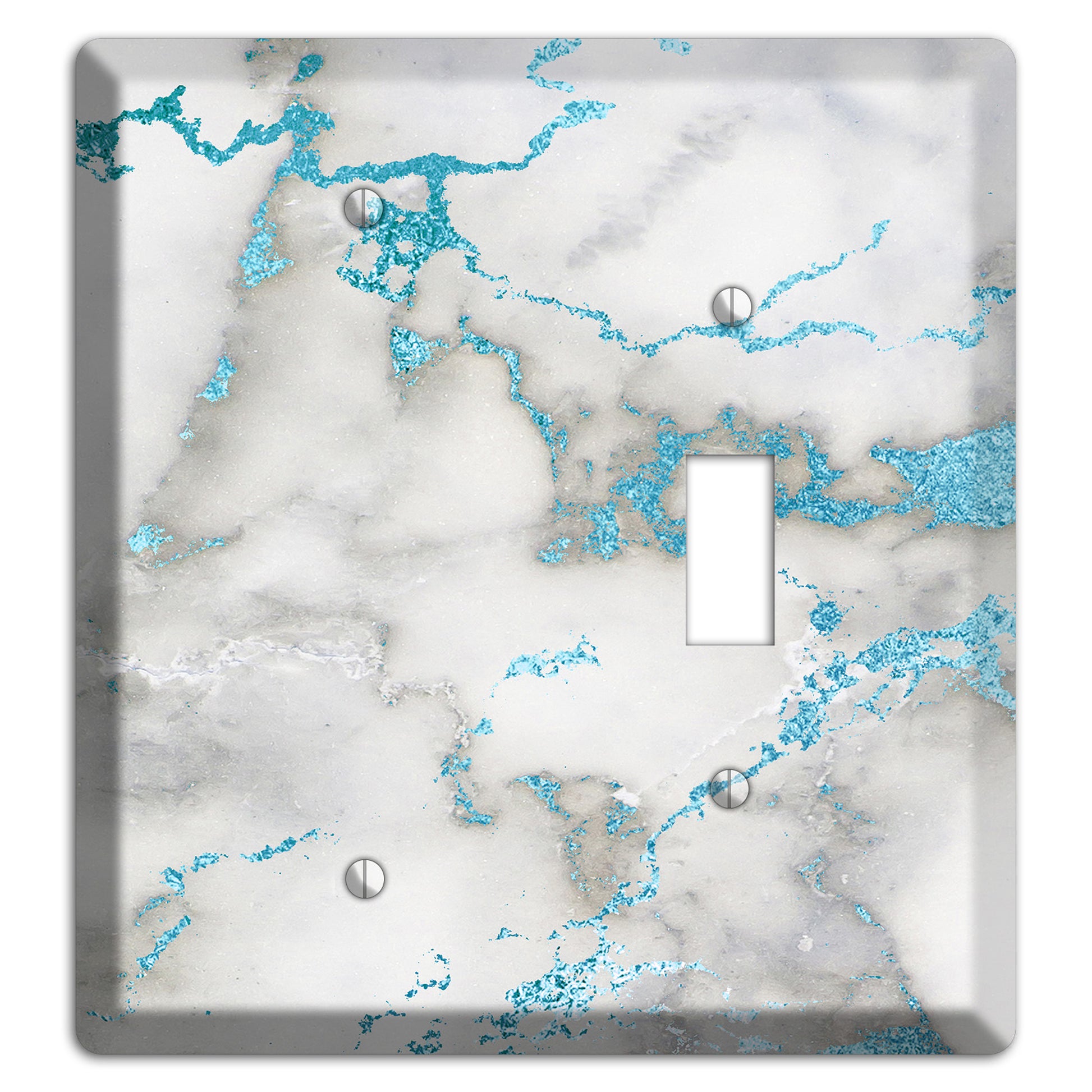 Gumbo Marble Blank / Toggle Wallplate