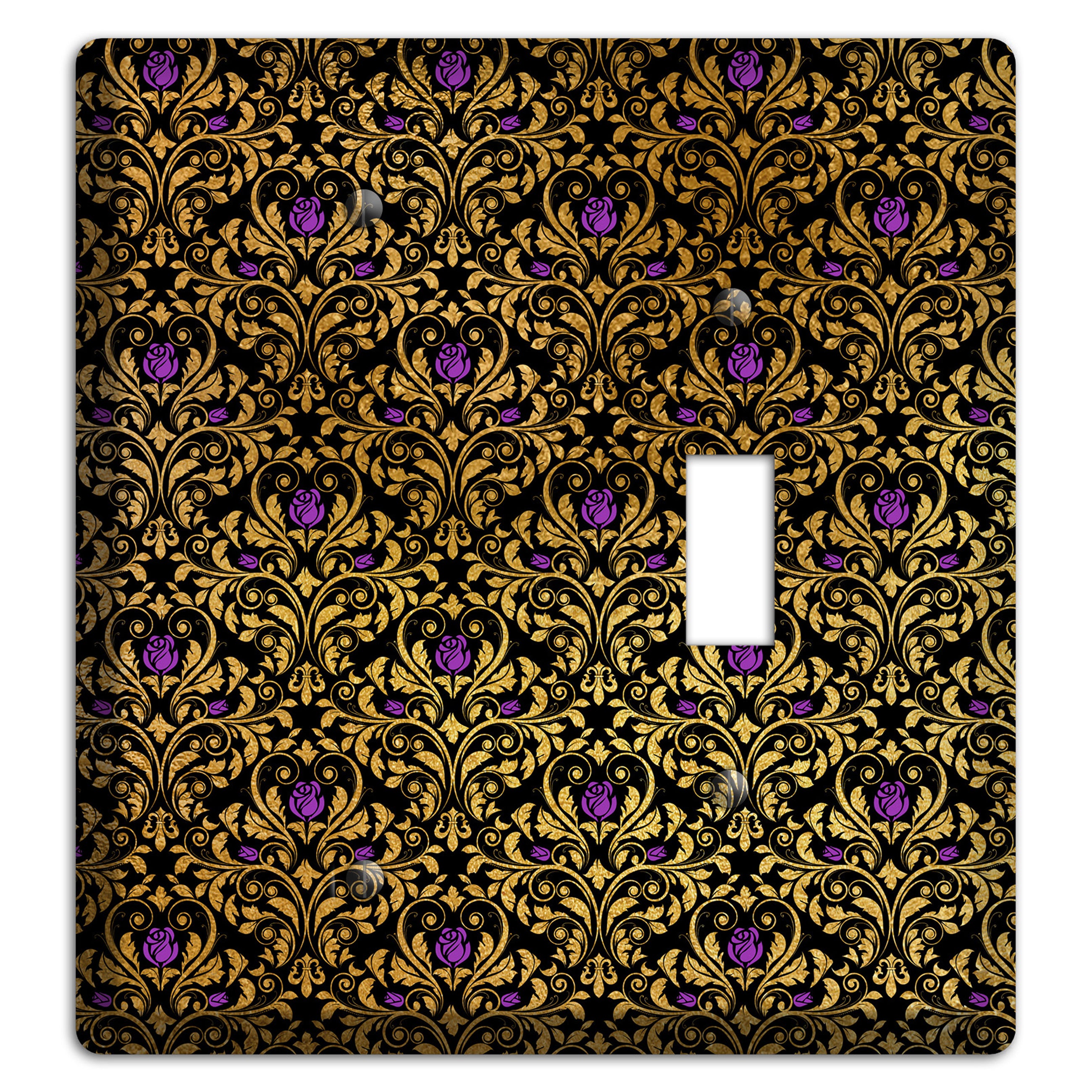Gilded Masquerade Blank / Toggle Wallplate