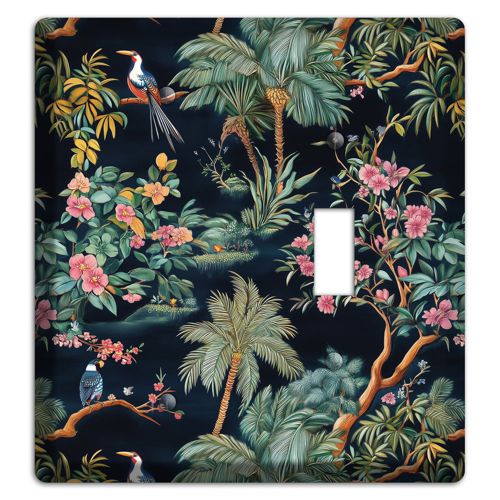 Jungle Nocturne Blank / Toggle Wallplate