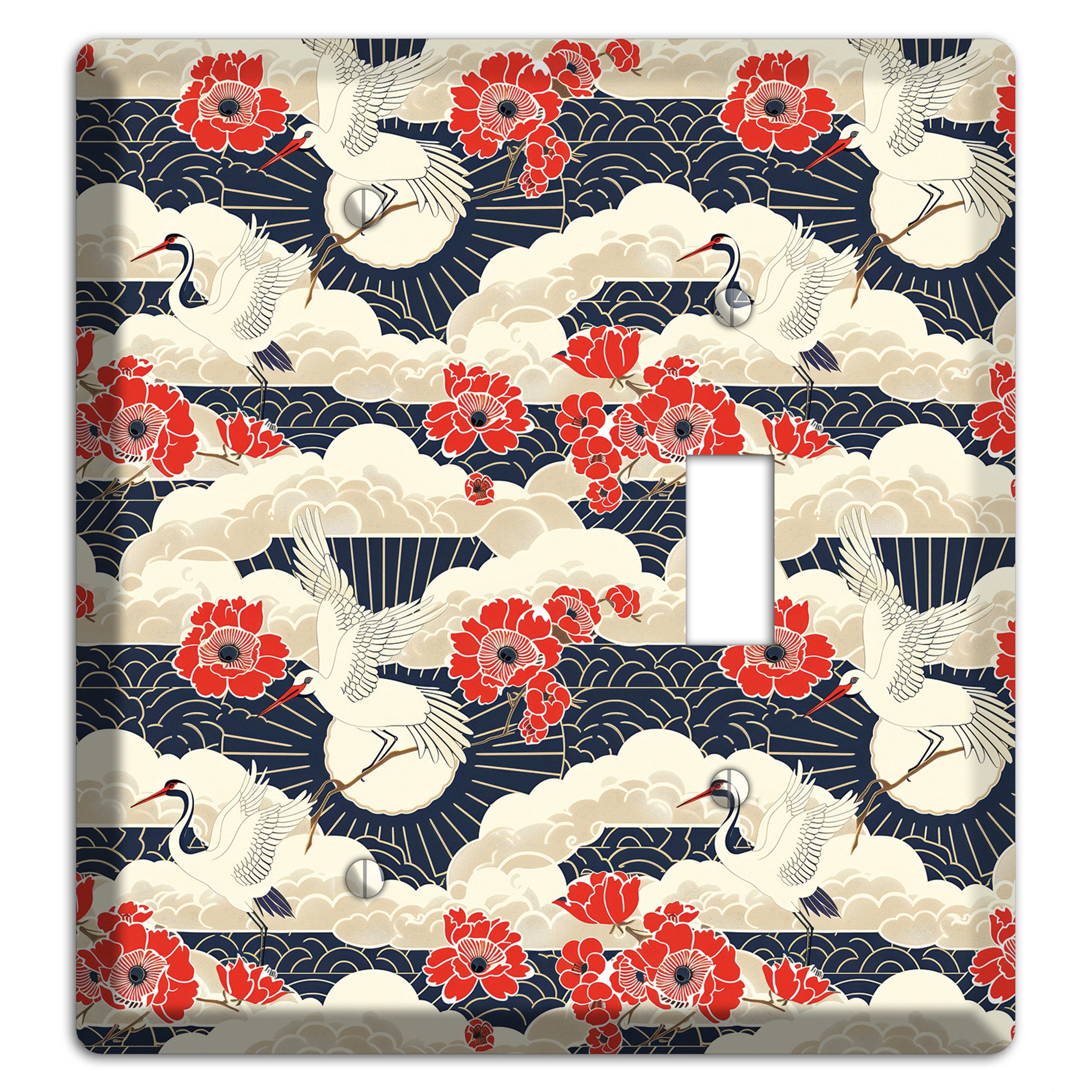 Crimson Peony Ascent Blank / Toggle Wallplate