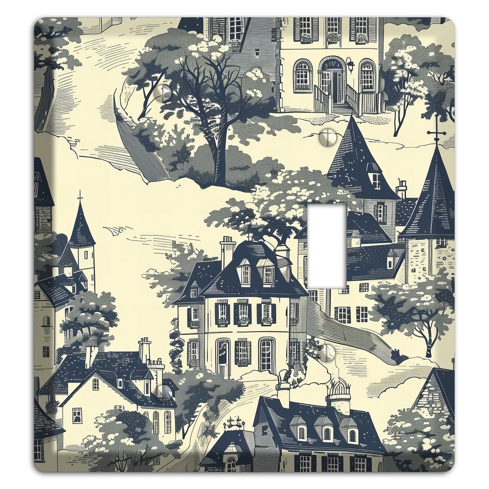 Village on the Hill Blank / Toggle Wallplate