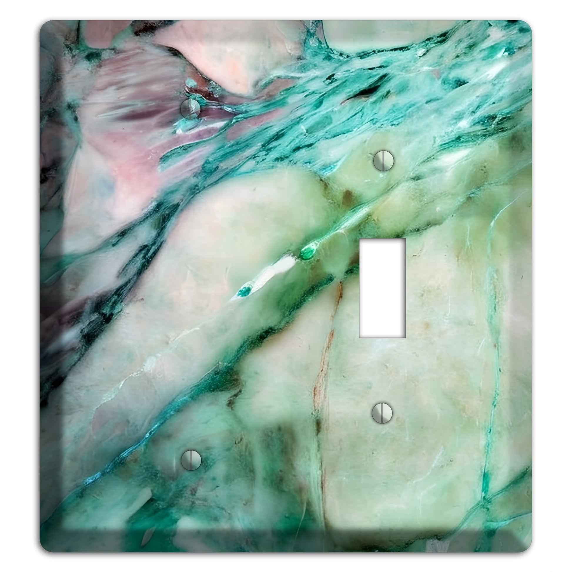 Monte Carlo Marble Blank / Toggle Wallplate