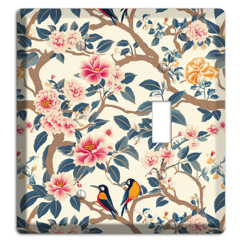 Blossom & Wing Blank / Toggle Wallplate