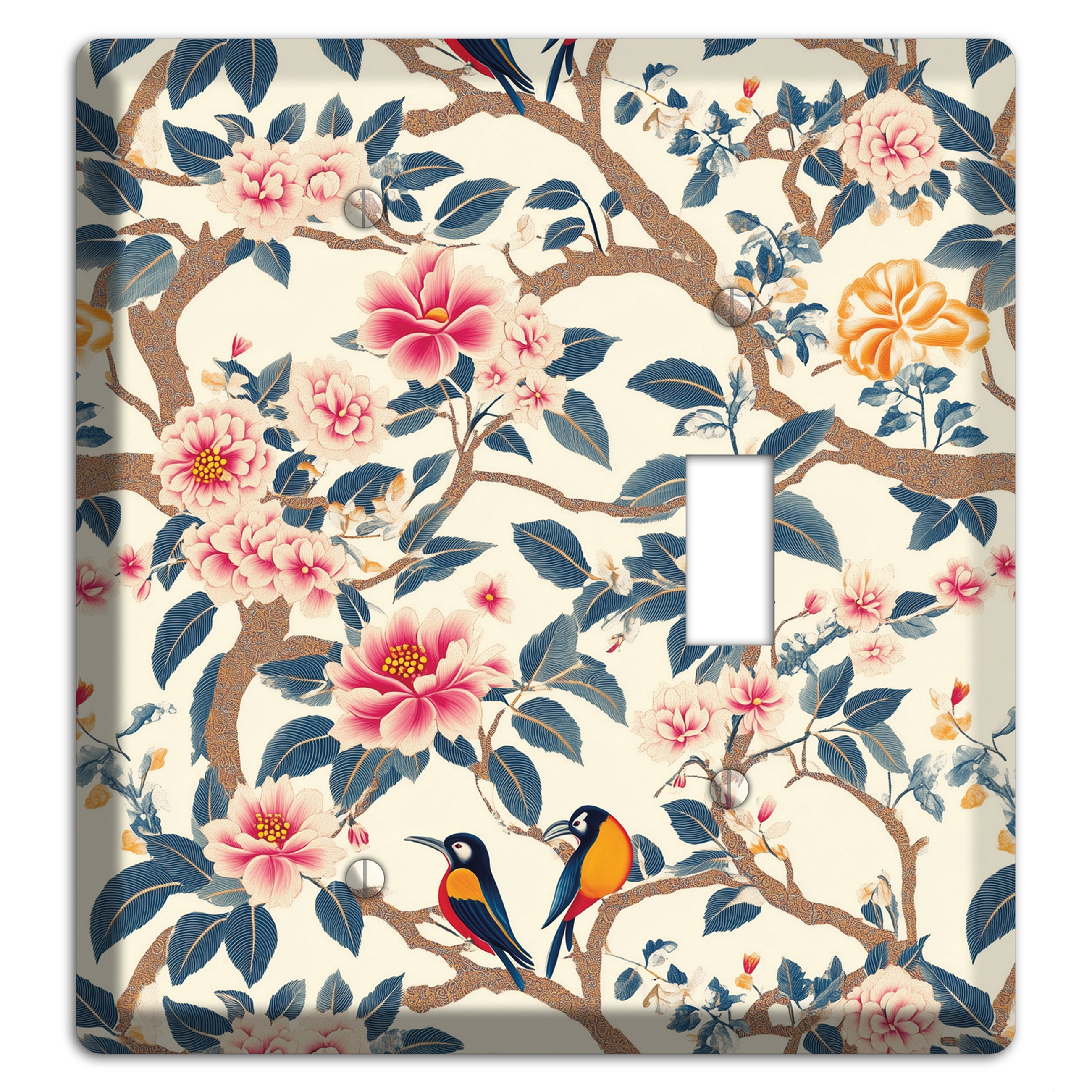 Blossom & Wing Blank / Toggle Wallplate