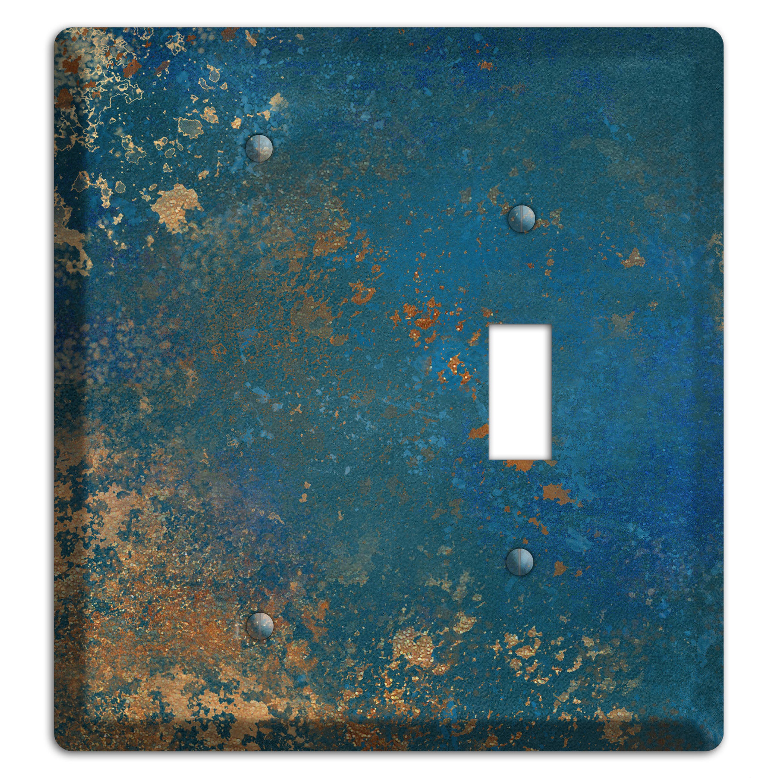Oxidized Ocean Blank / Toggle Wallplate