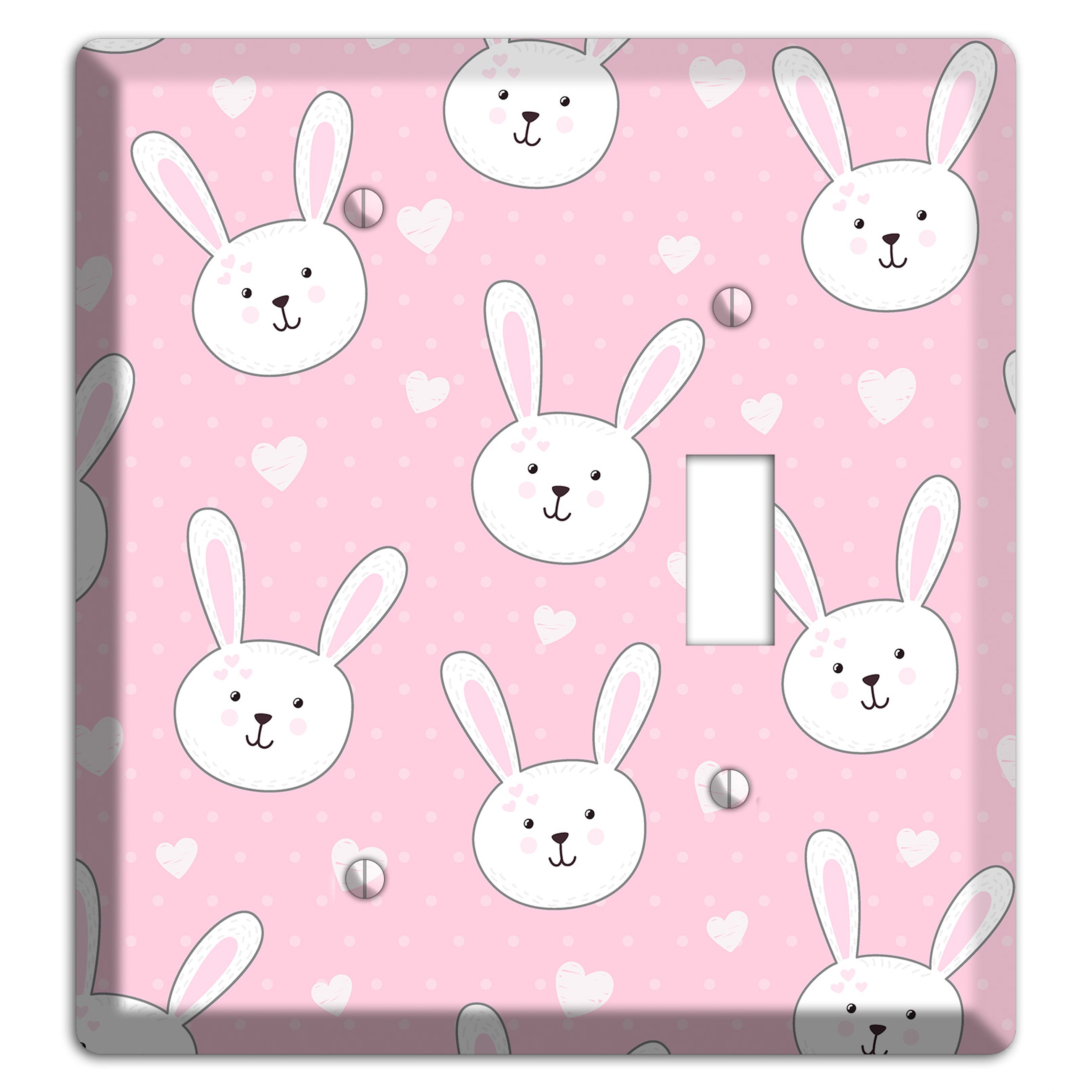 Bunny Love Blank / Toggle Wallplate