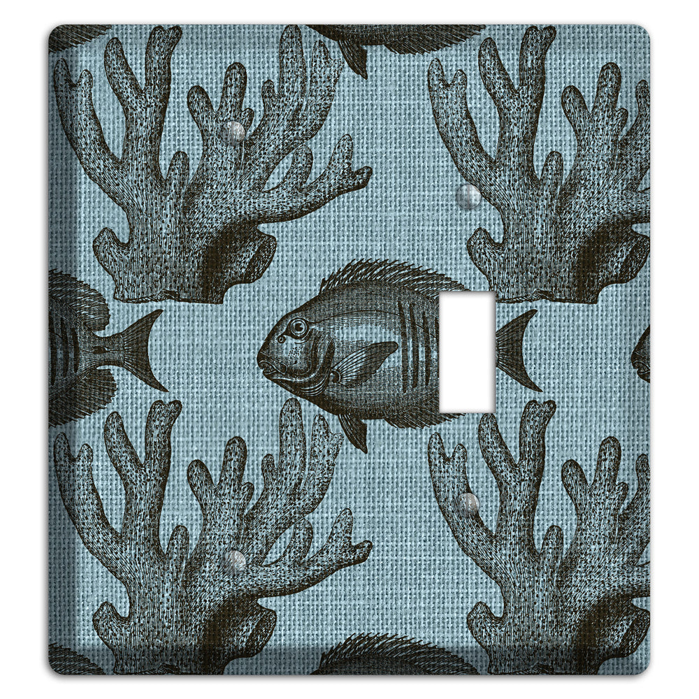 Reef Encounter Blank / Toggle Wallplate