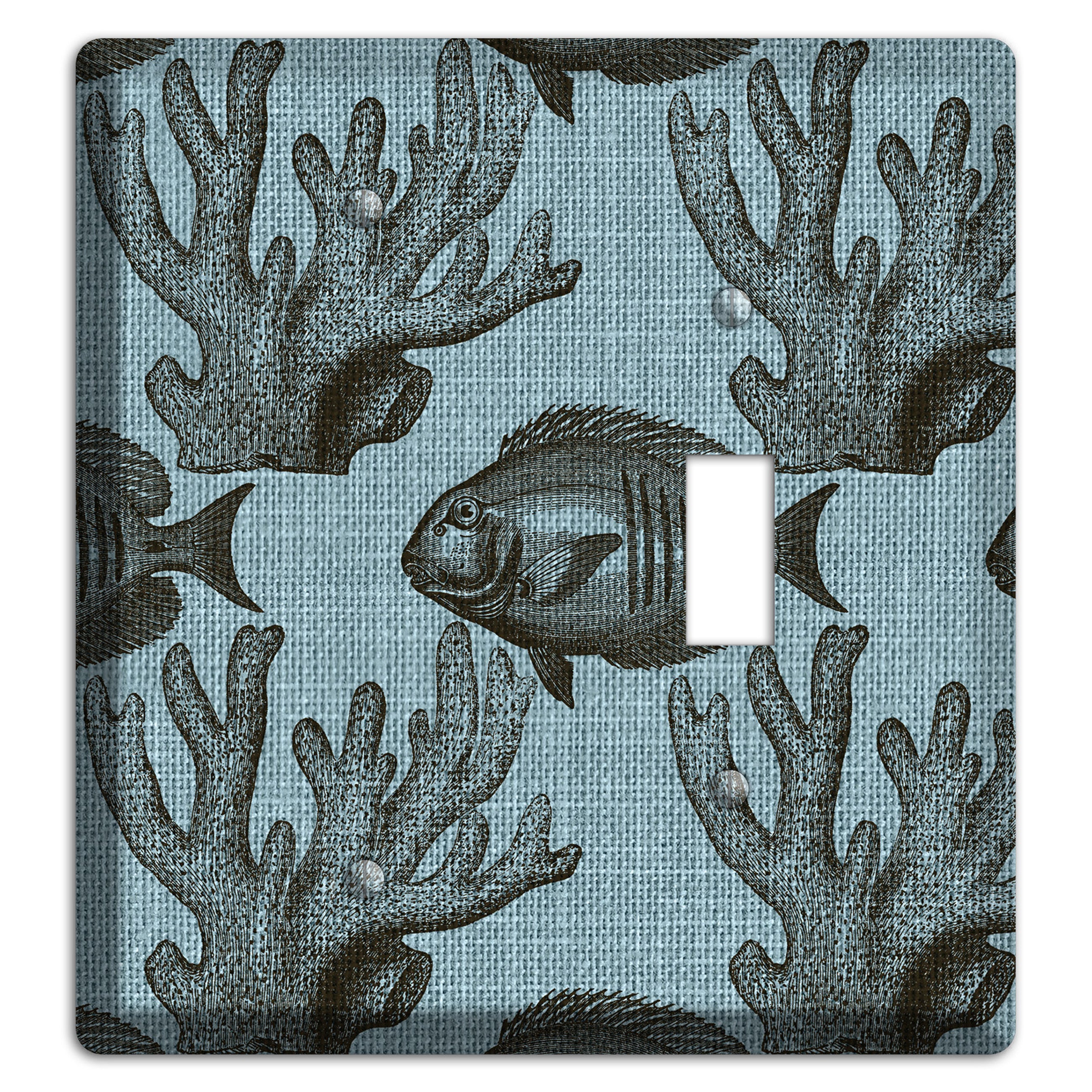 Reef Encounter Blank / Toggle Wallplate