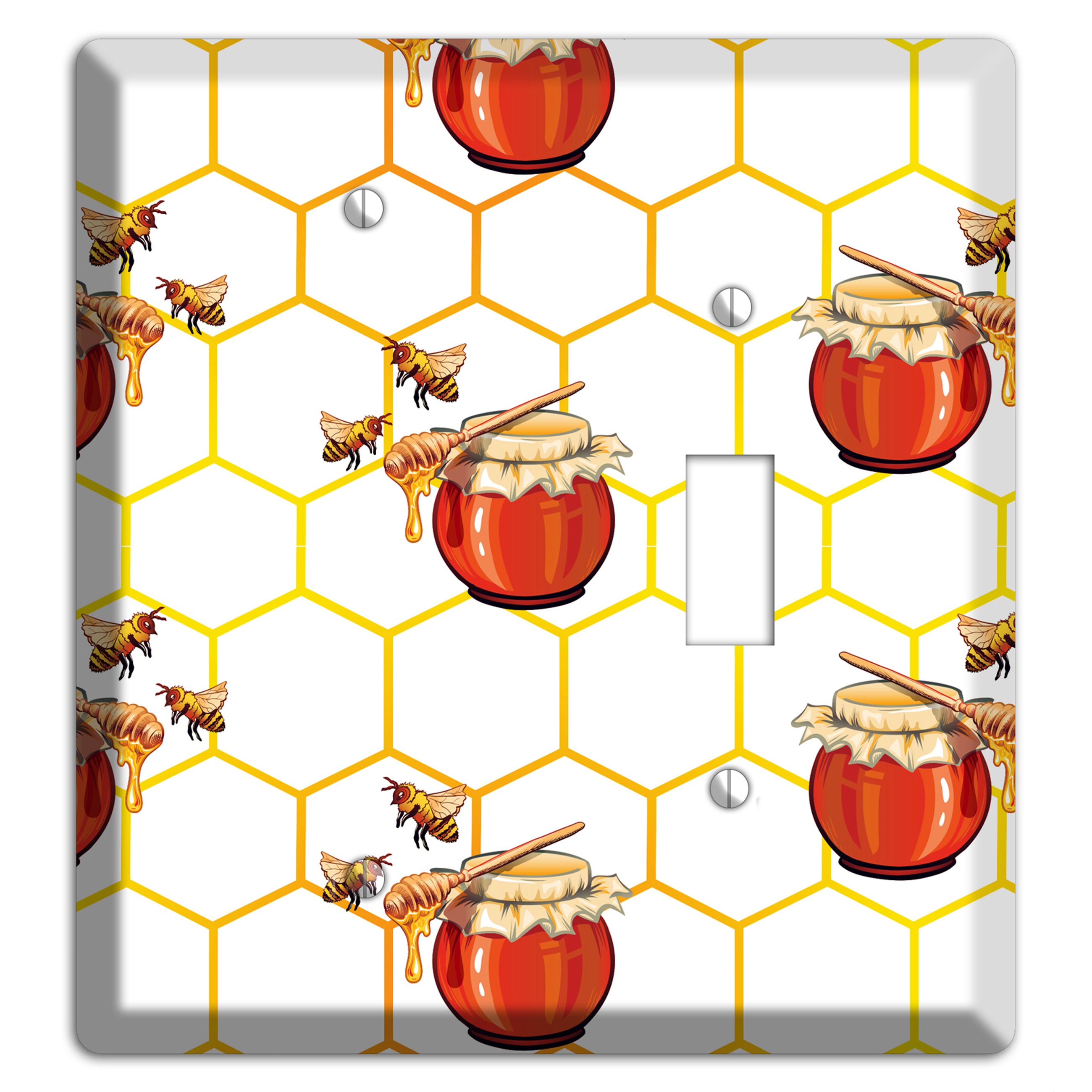 Honeypot & Hive Blank / Toggle Wallplate