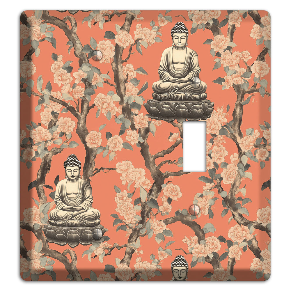 Lotus & Bough Blank / Toggle Wallplate