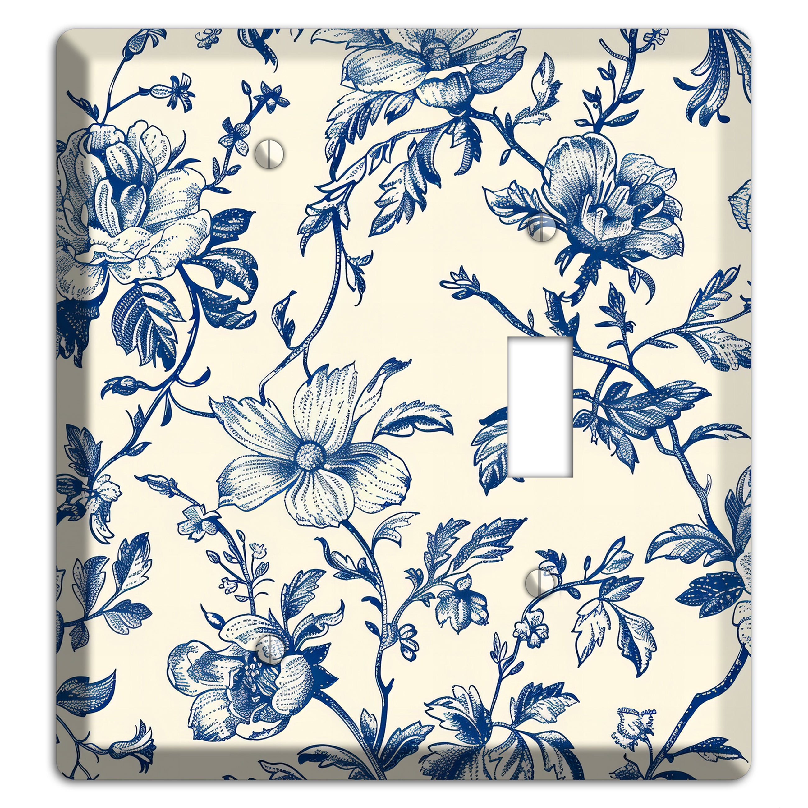 Garden Indigo Reverie Blank / Toggle Wallplate