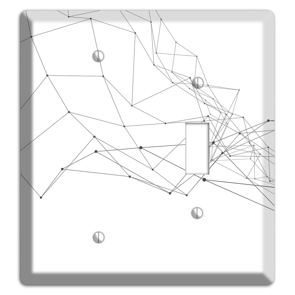Gossamer Transit Map Blank / Toggle Wallplate