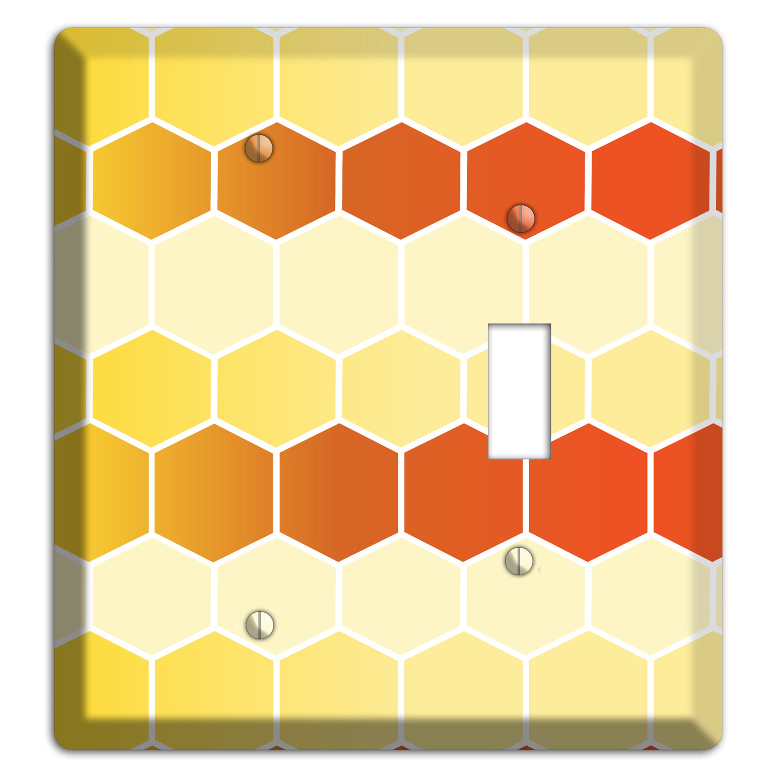 Amber Cell Drift Blank / Toggle Wallplate