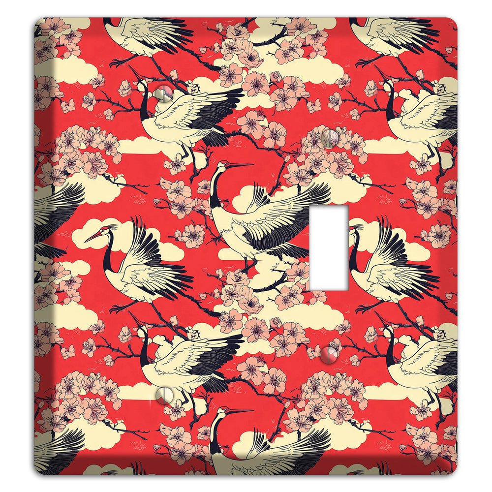 Crimson Blossom Ascent Blank / Toggle Wallplate