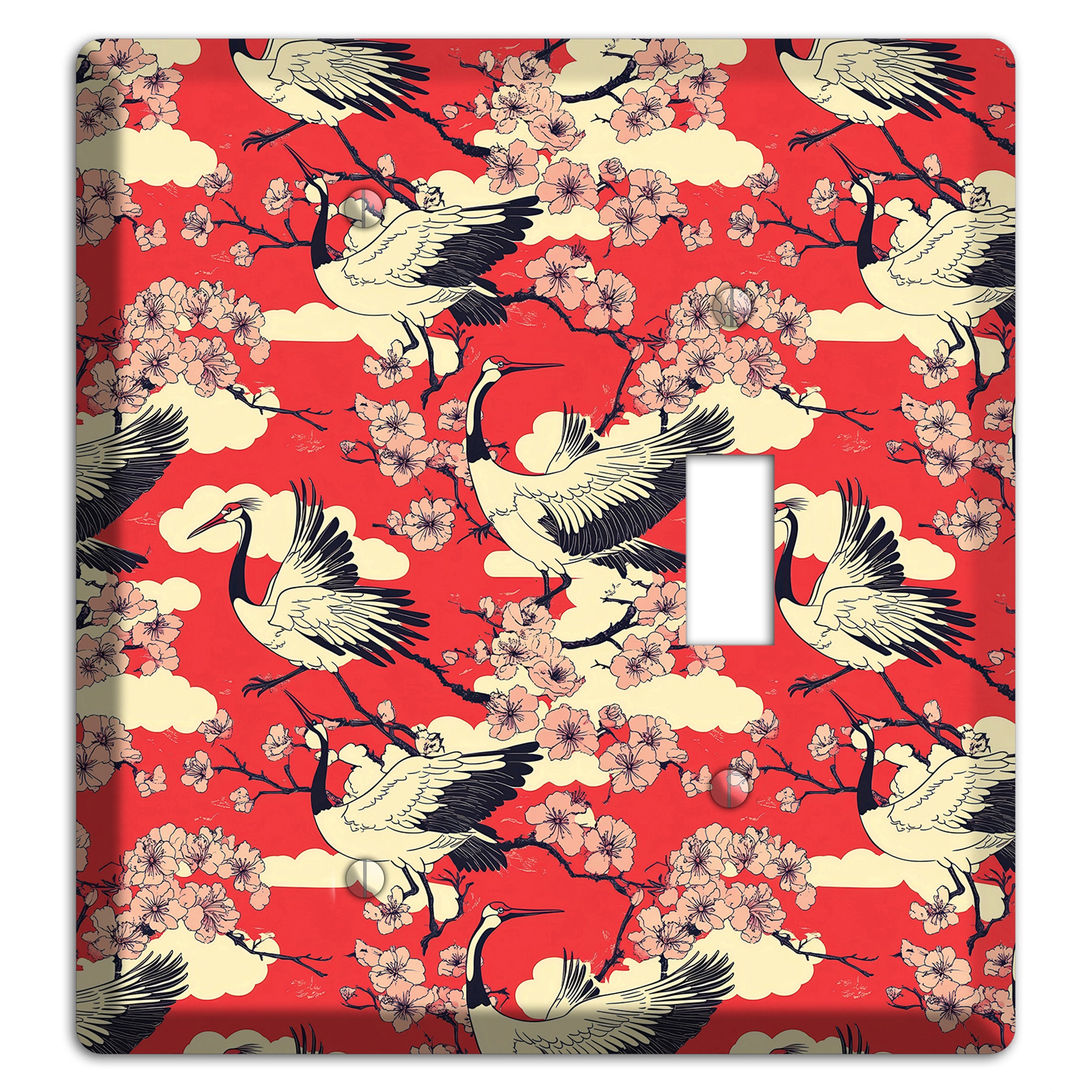 Crimson Blossom Ascent Blank / Toggle Wallplate