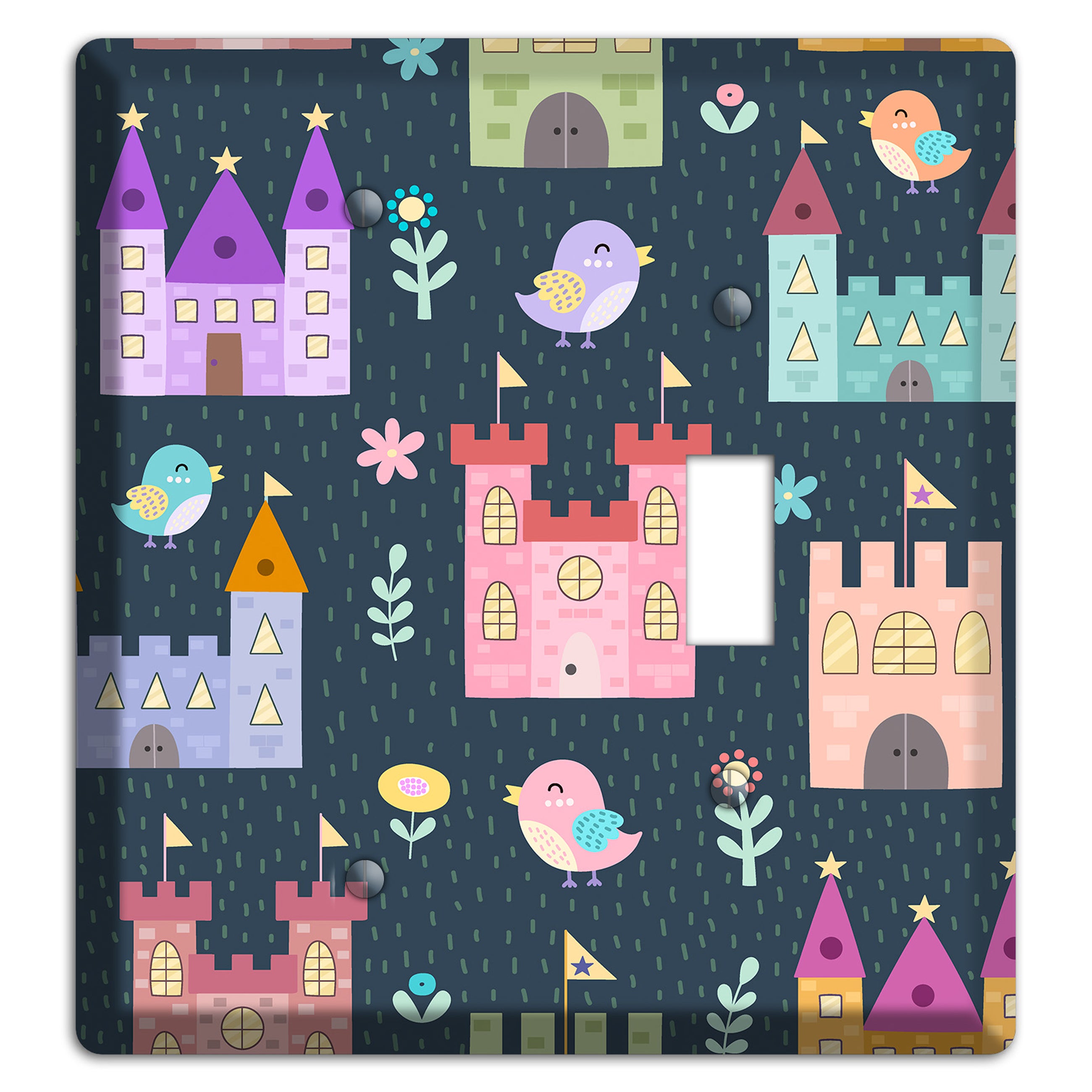 Castle Garden Blank / Toggle Wallplate