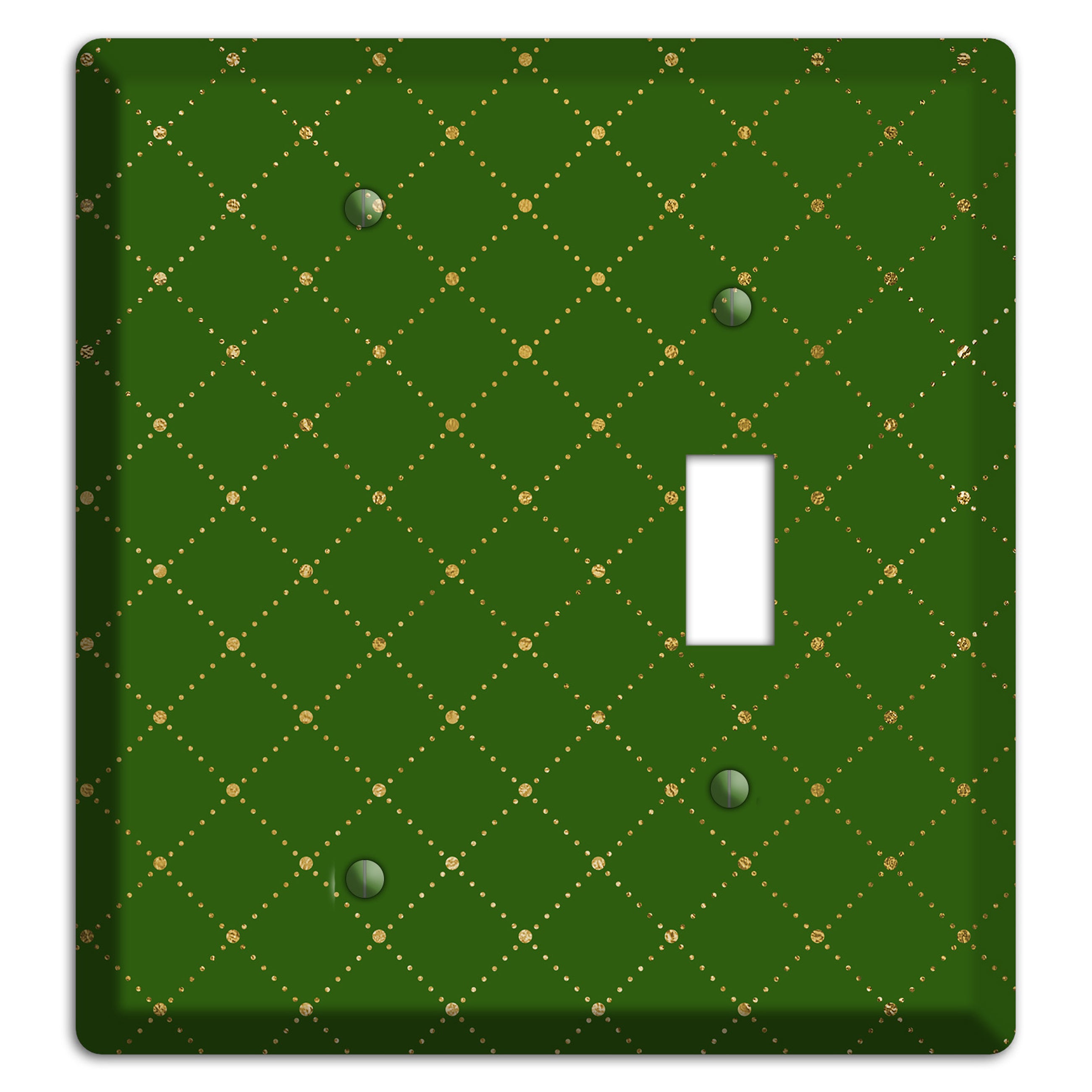Beaded Lattice Blank / Toggle Wallplate