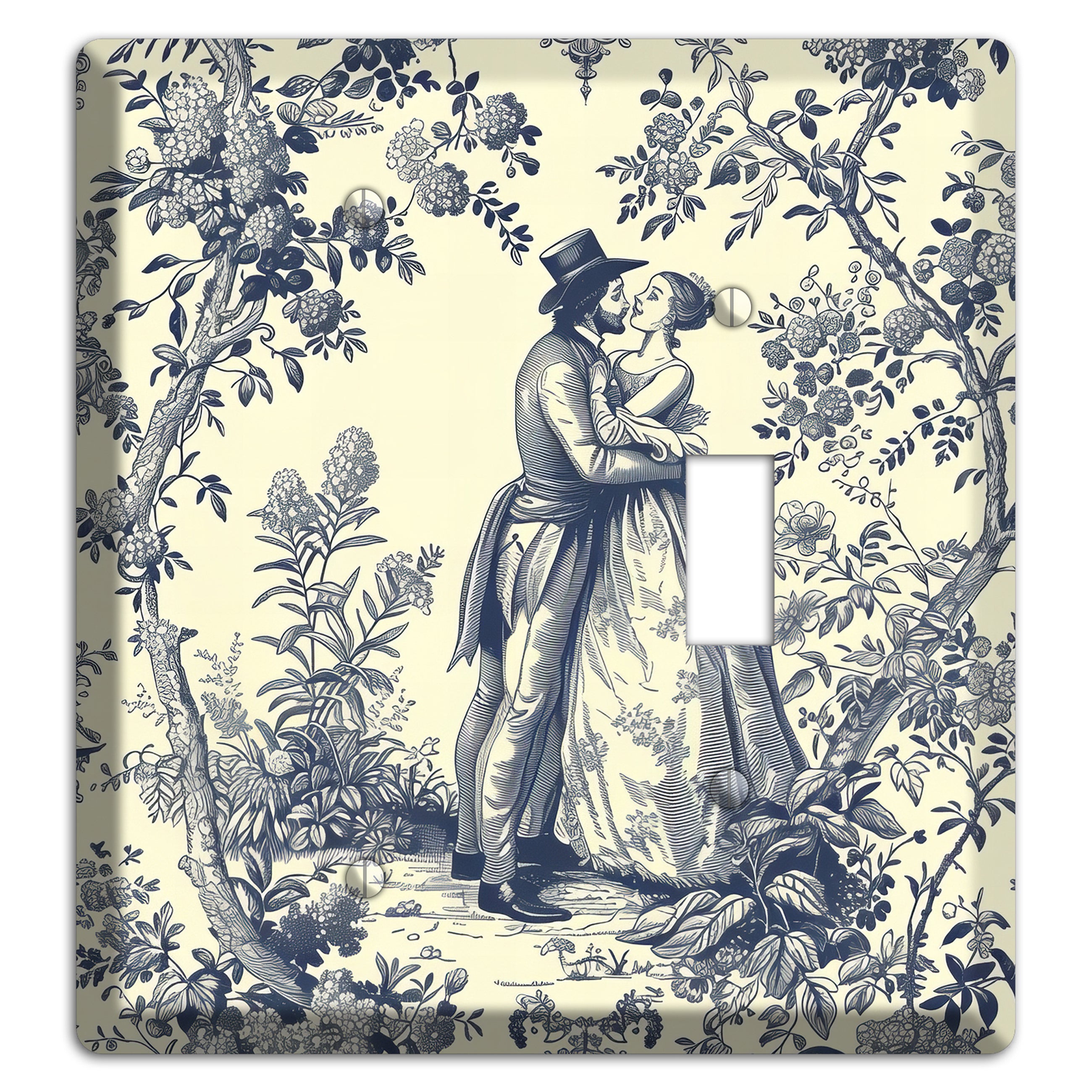 Garden Tryst Blank / Toggle Wallplate