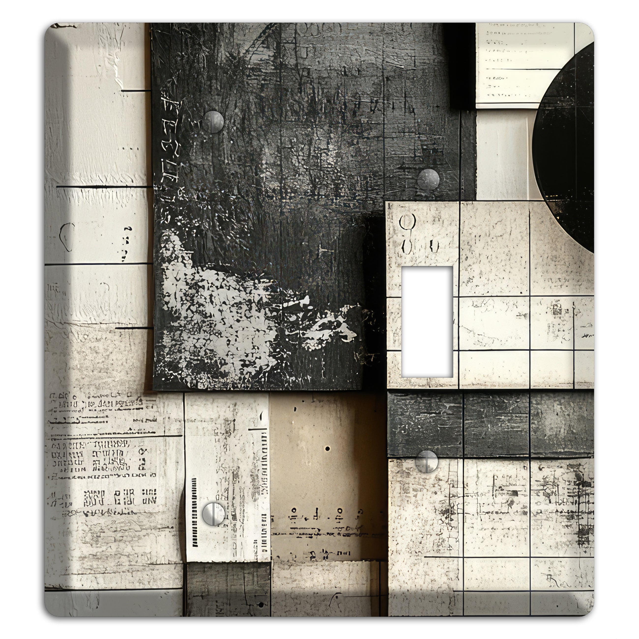 Lunar Grid Archive Blank / Toggle Wallplate