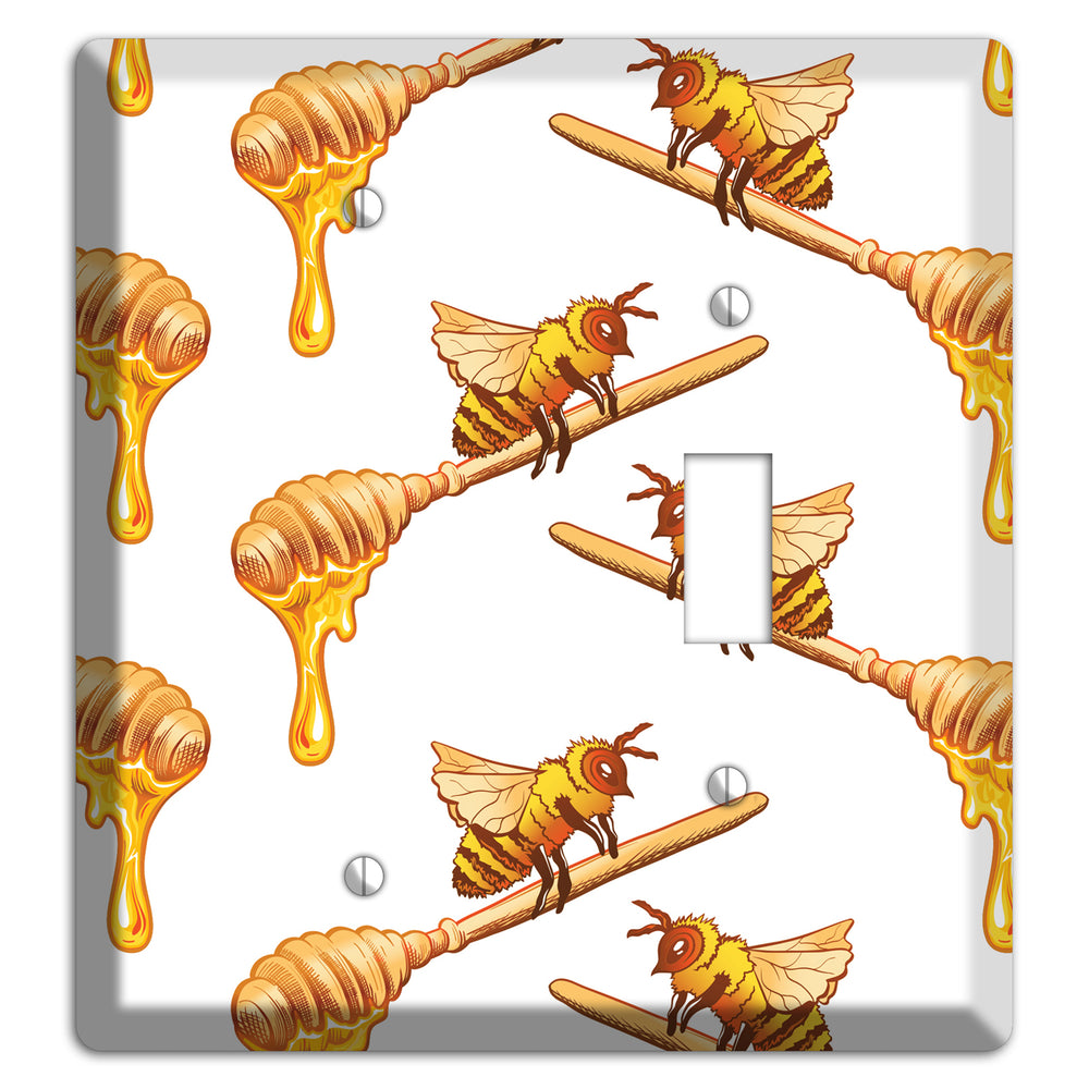 Honey Dipper Scatter Blank / Toggle Wallplate