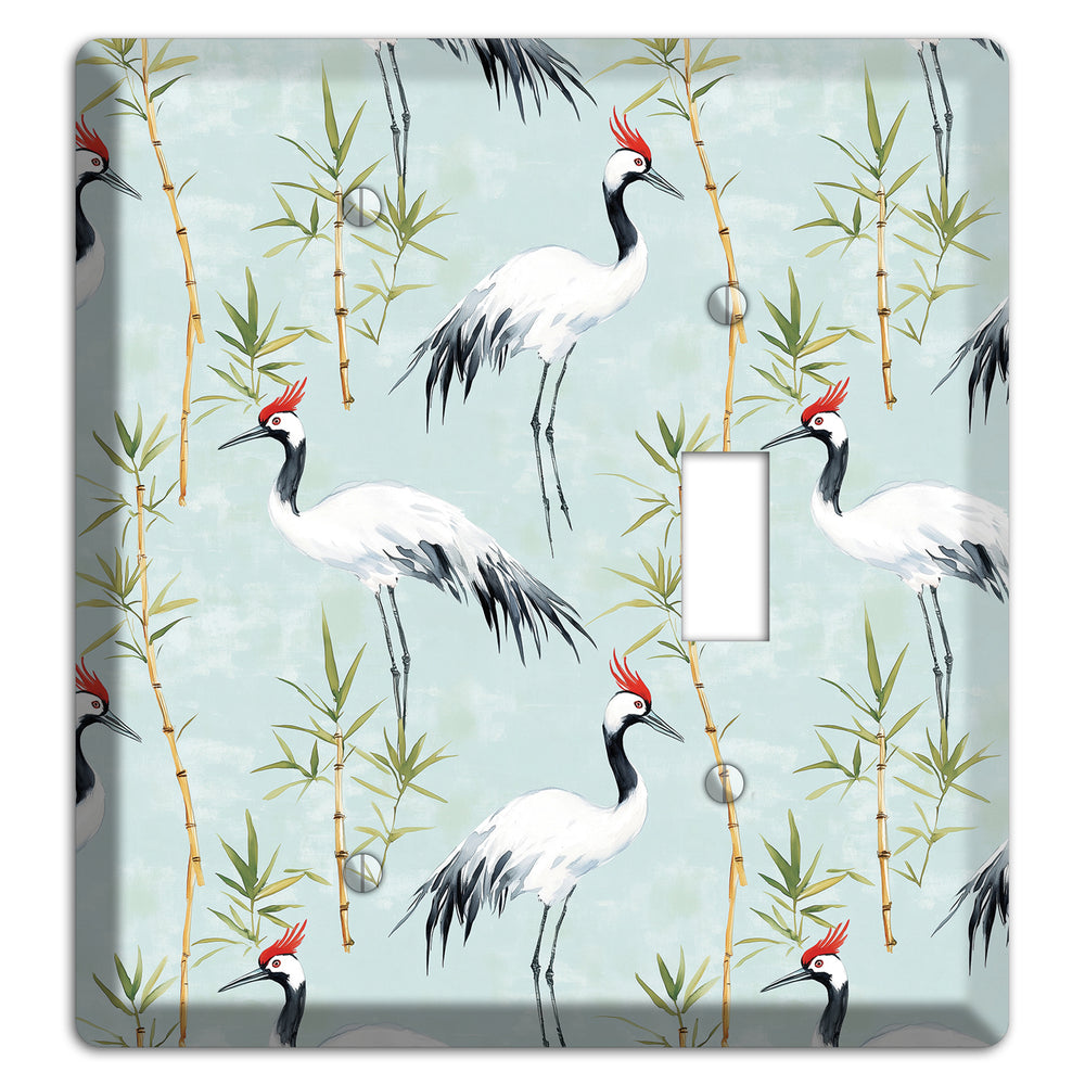 Celadon Bamboo Vigil Blank / Toggle Wallplate
