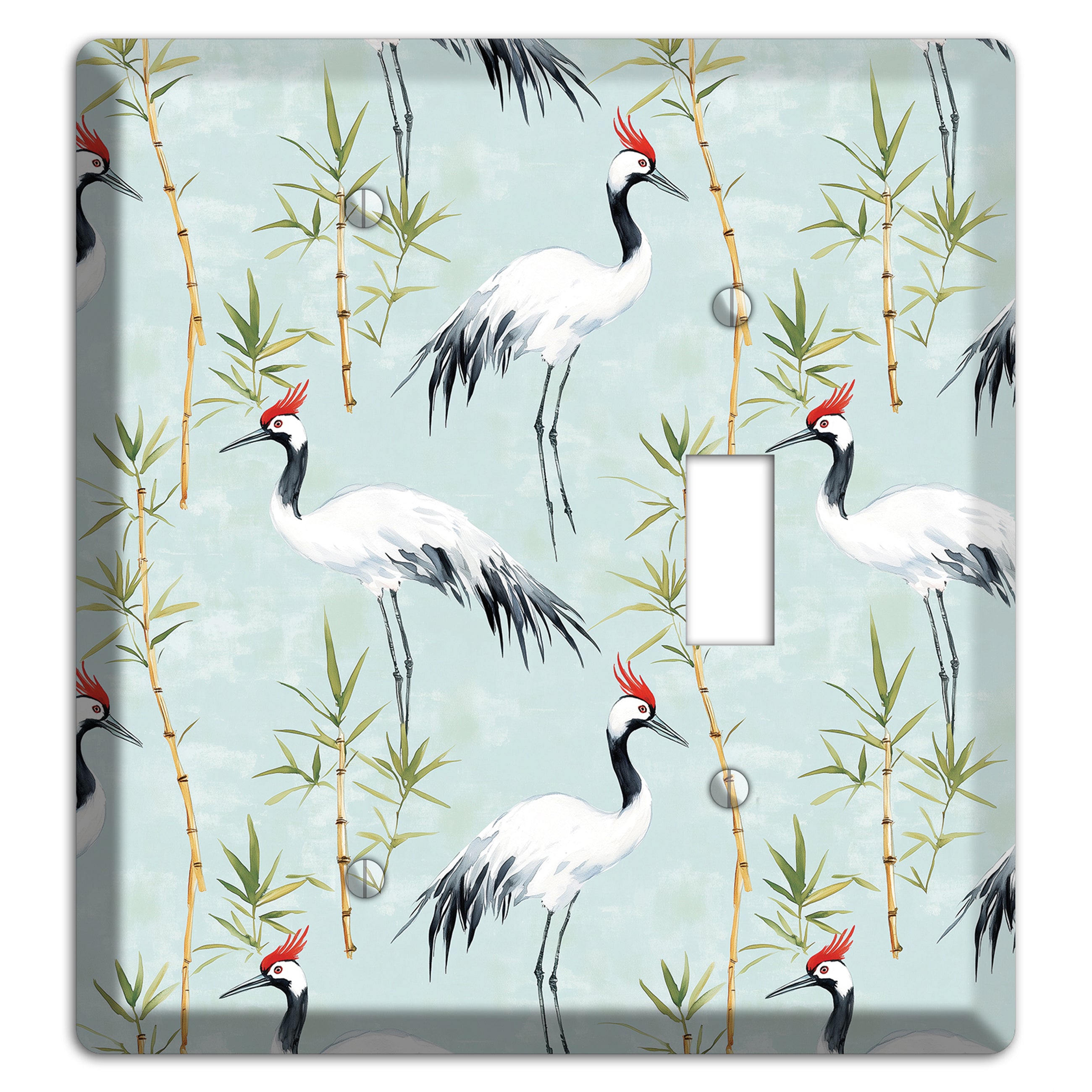 Celadon Bamboo Vigil Blank / Toggle Wallplate