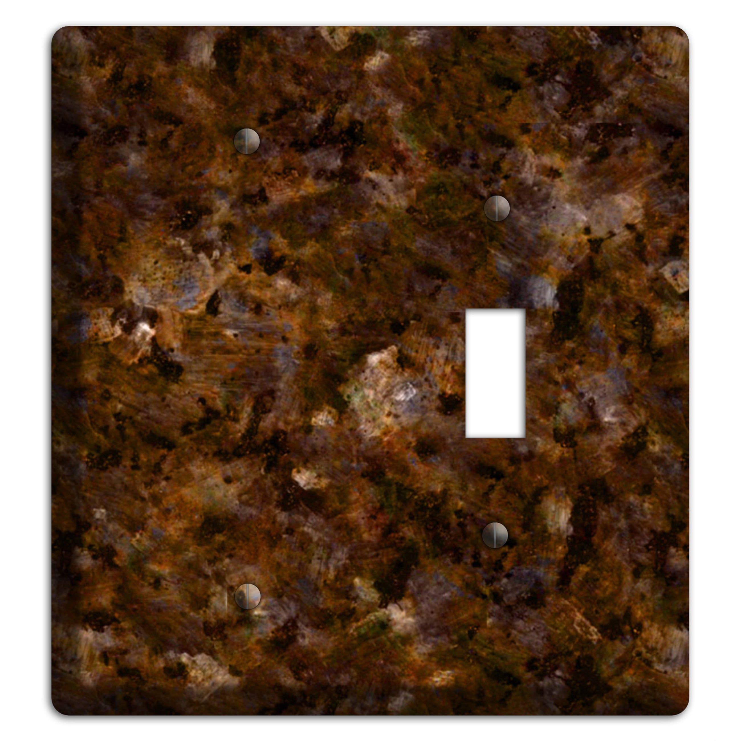 Baltic Green Granite Blank / Toggle Wallplate