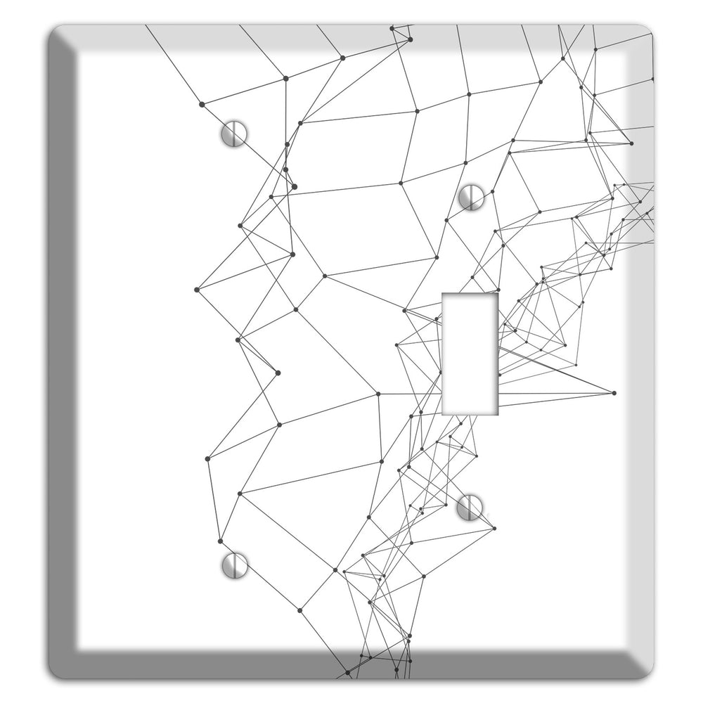 Neural Drift Lines Blank / Toggle Wallplate