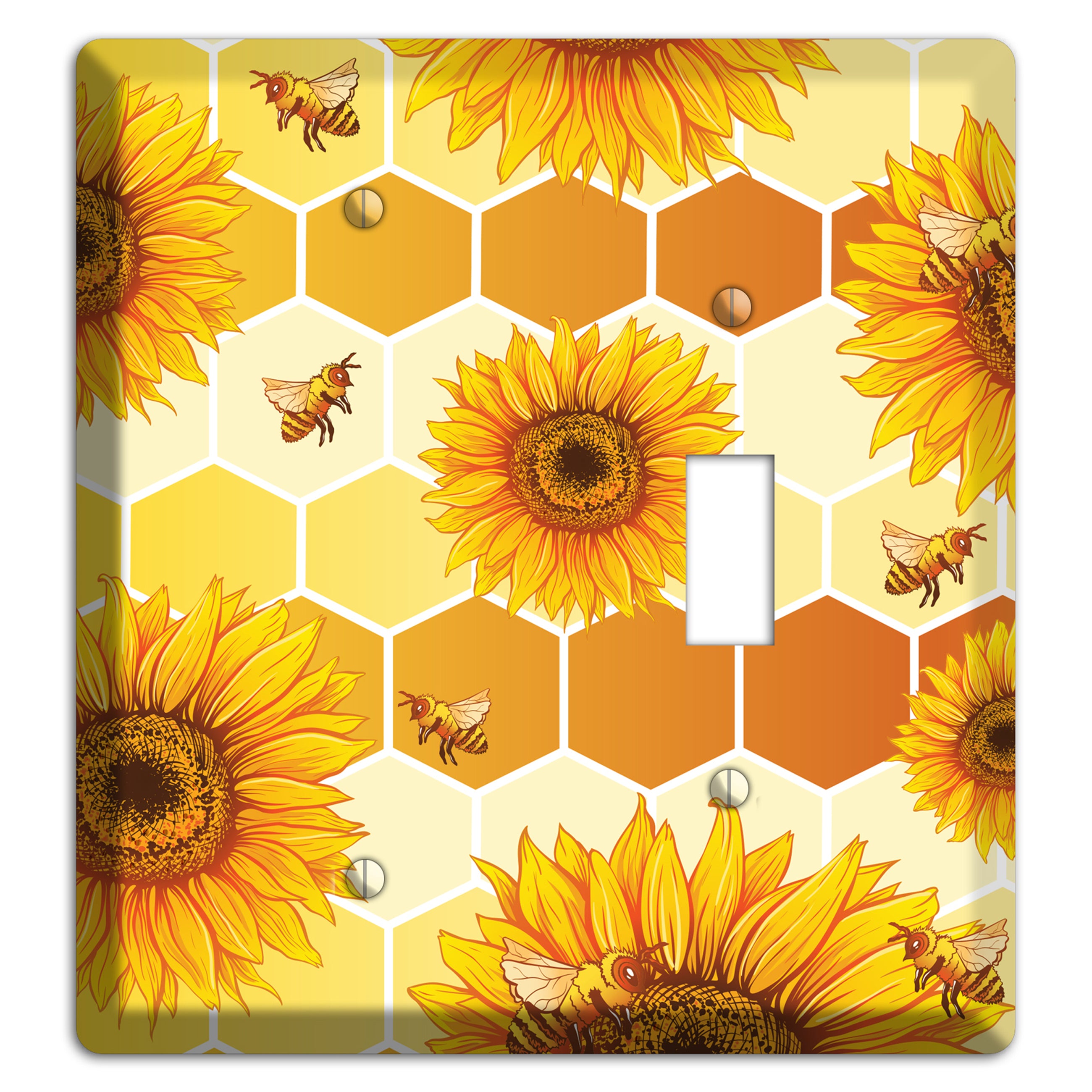 Honeycomb Solstice Blank / Toggle Wallplate