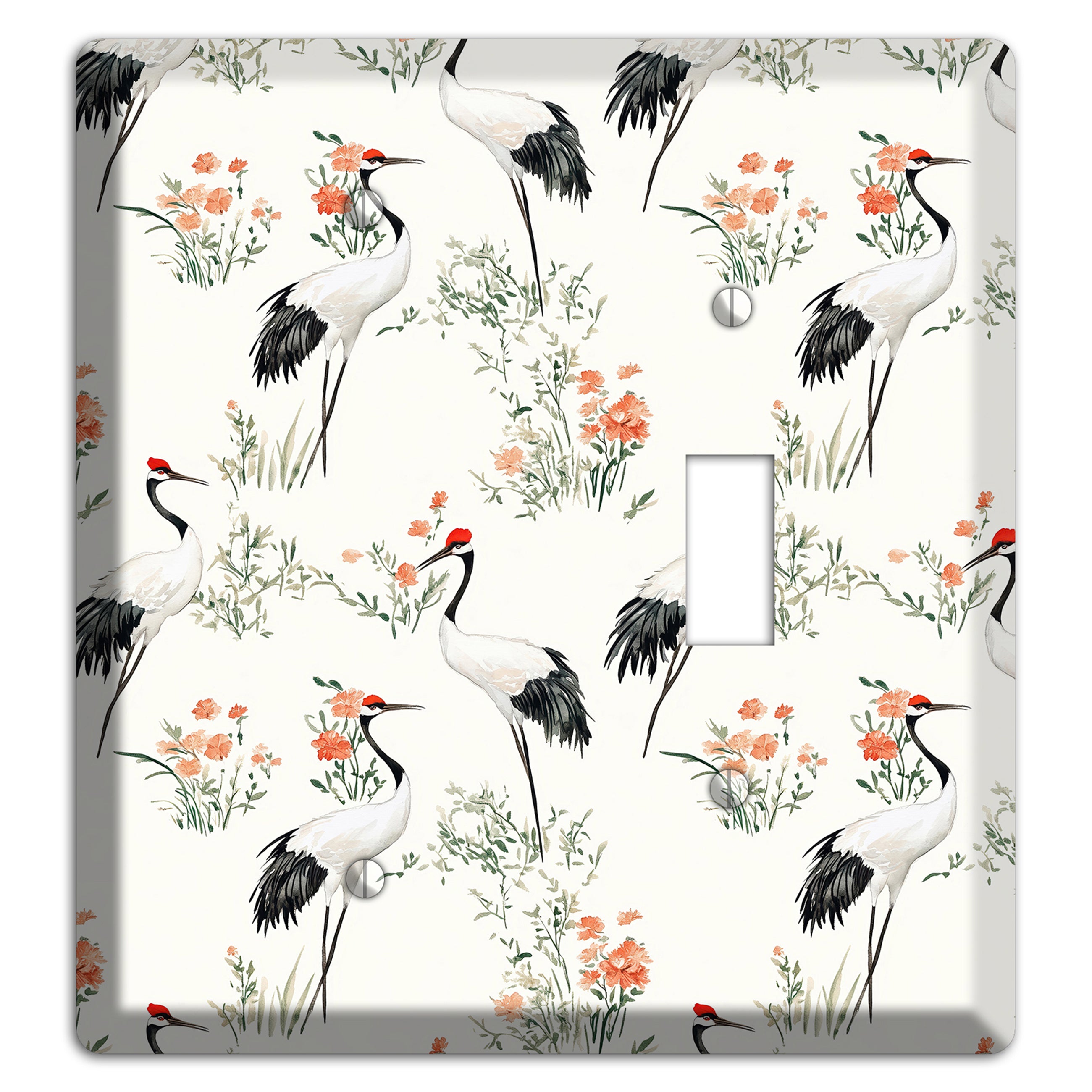 Coral Meadow Flight Blank / Toggle Wallplate