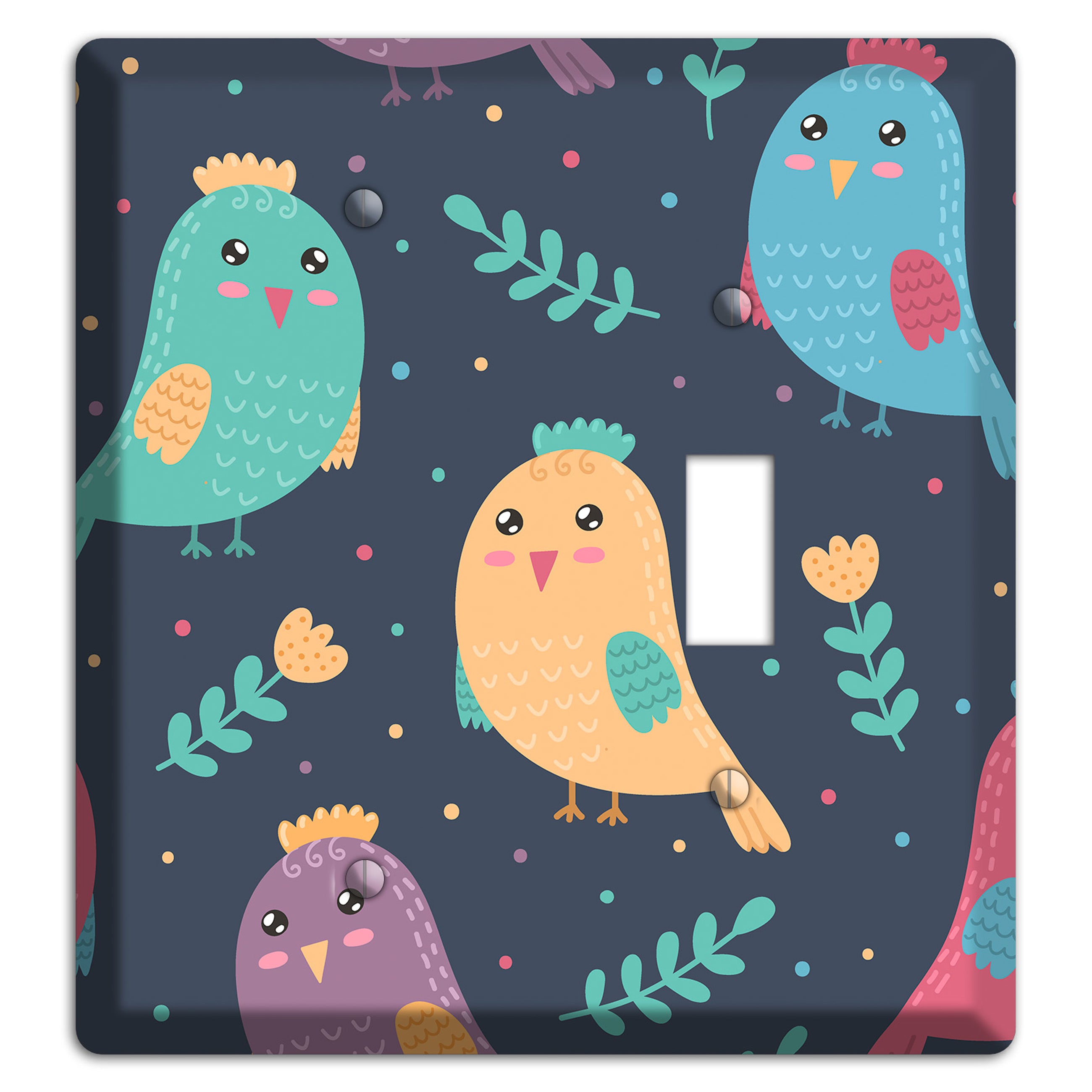 Jungle Giggles (Dark) Blank / Toggle Wallplate