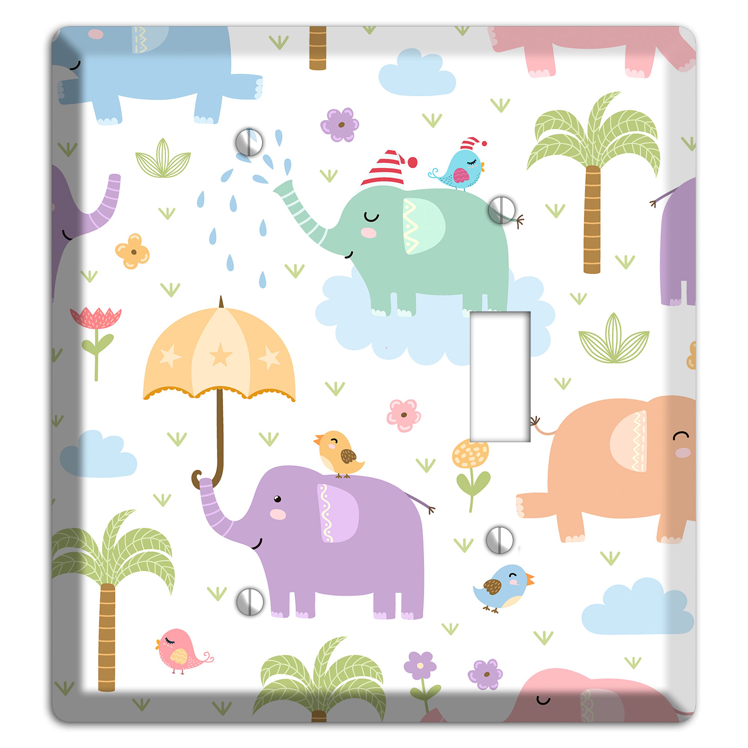 Elephant Dreams Blank / Toggle Wallplate