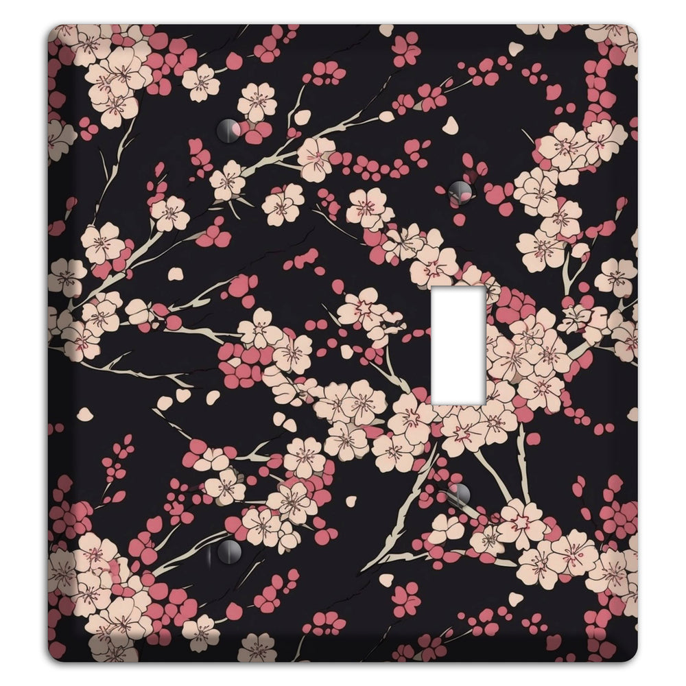Night Blossom Drift Blank / Toggle Wallplate