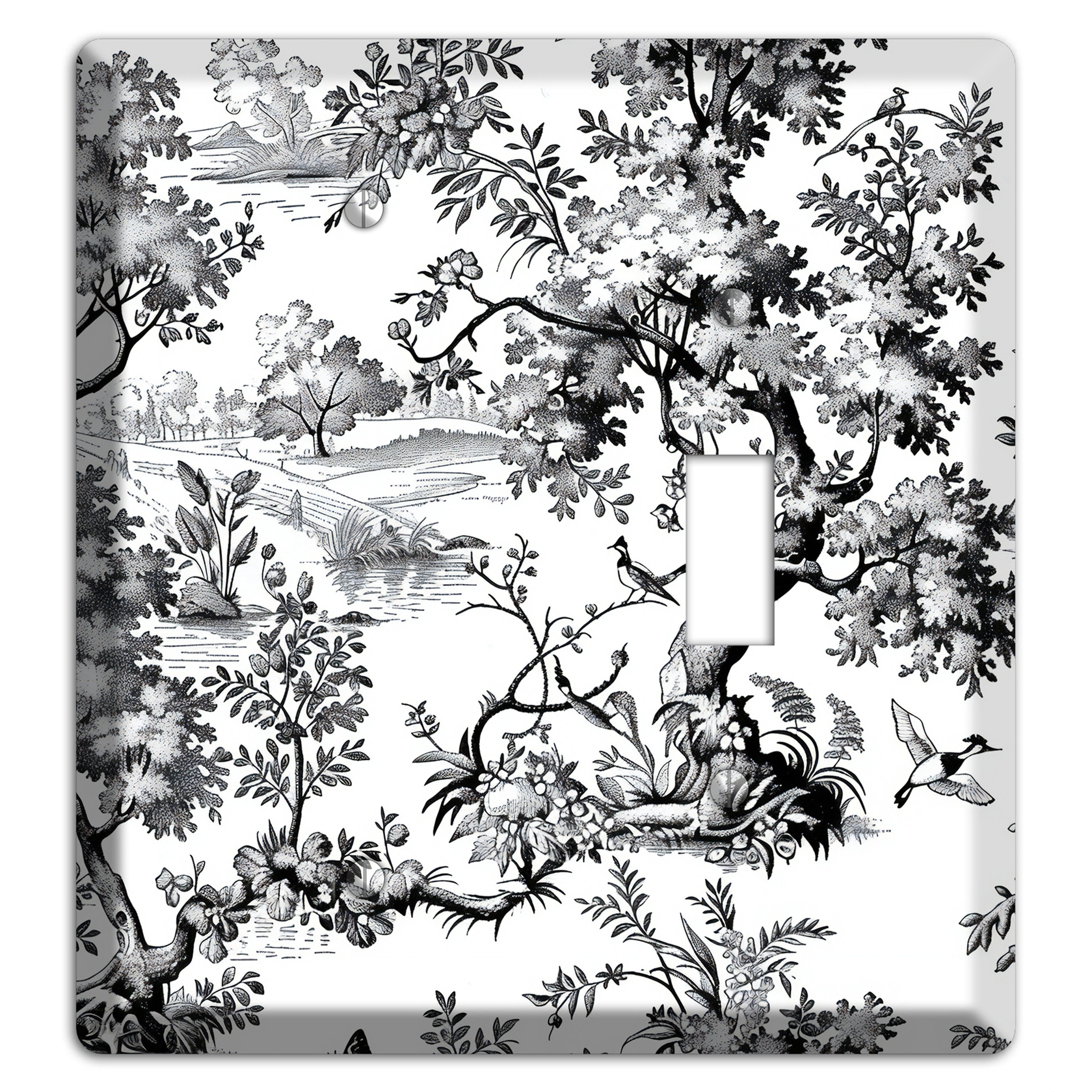 Pastoral Ink Reverie Blank / Toggle Wallplate