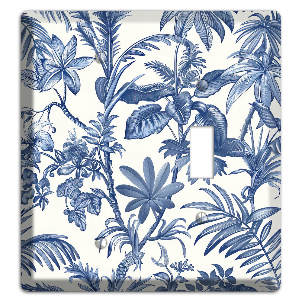 Tropic Indigo Reverie Blank / Toggle Wallplate