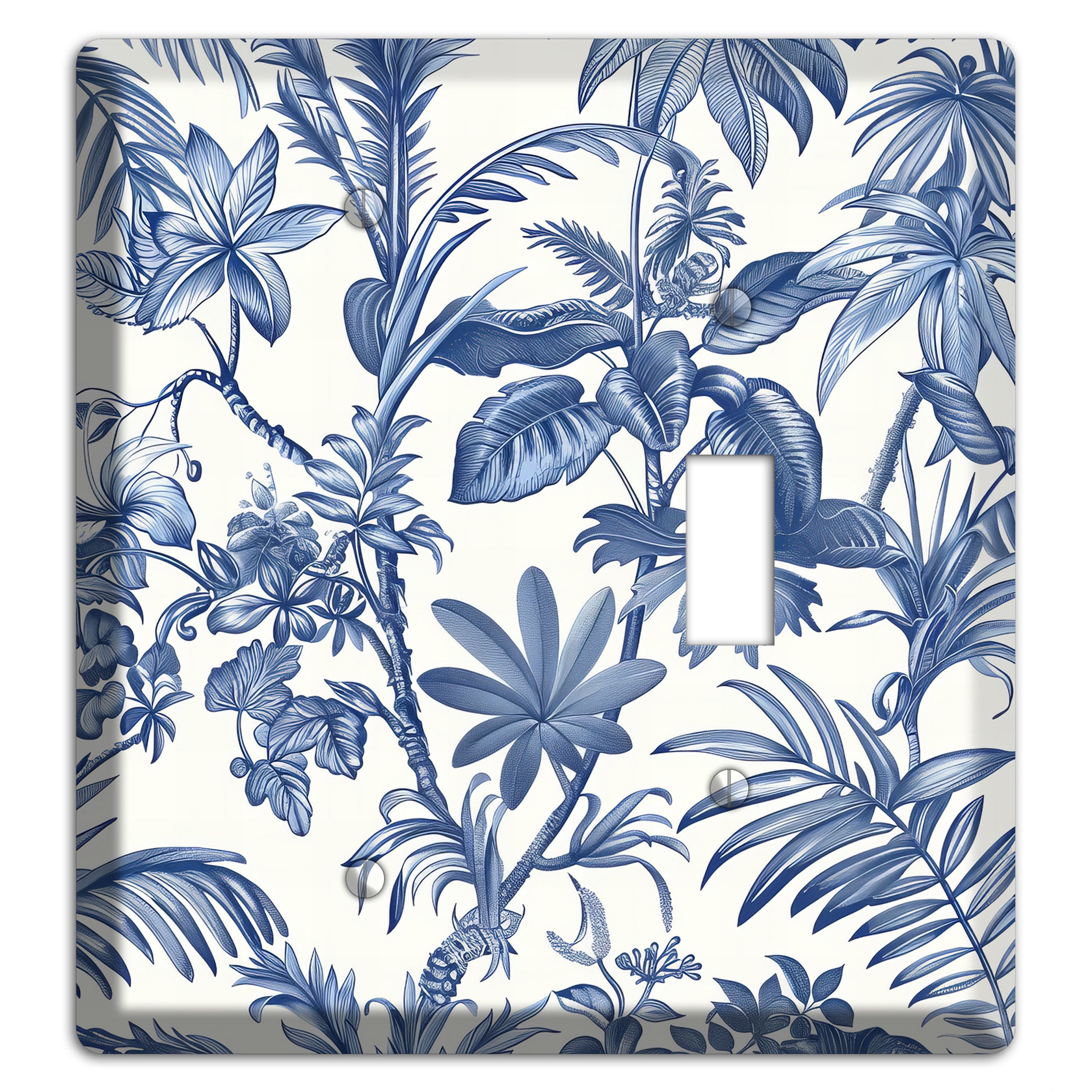 Tropic Indigo Reverie Blank / Toggle Wallplate