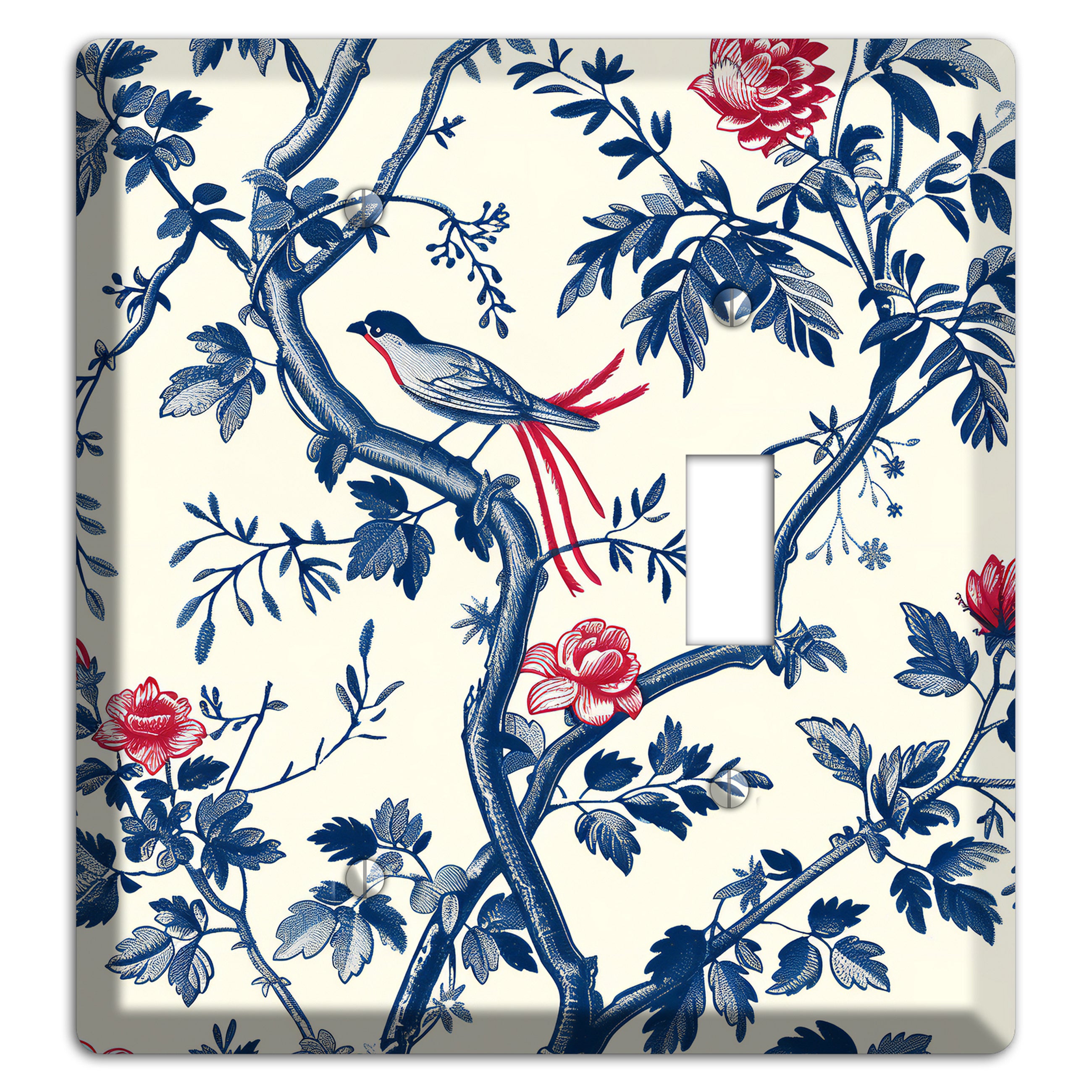 Crimson Wing Reverie Blank / Toggle Wallplate