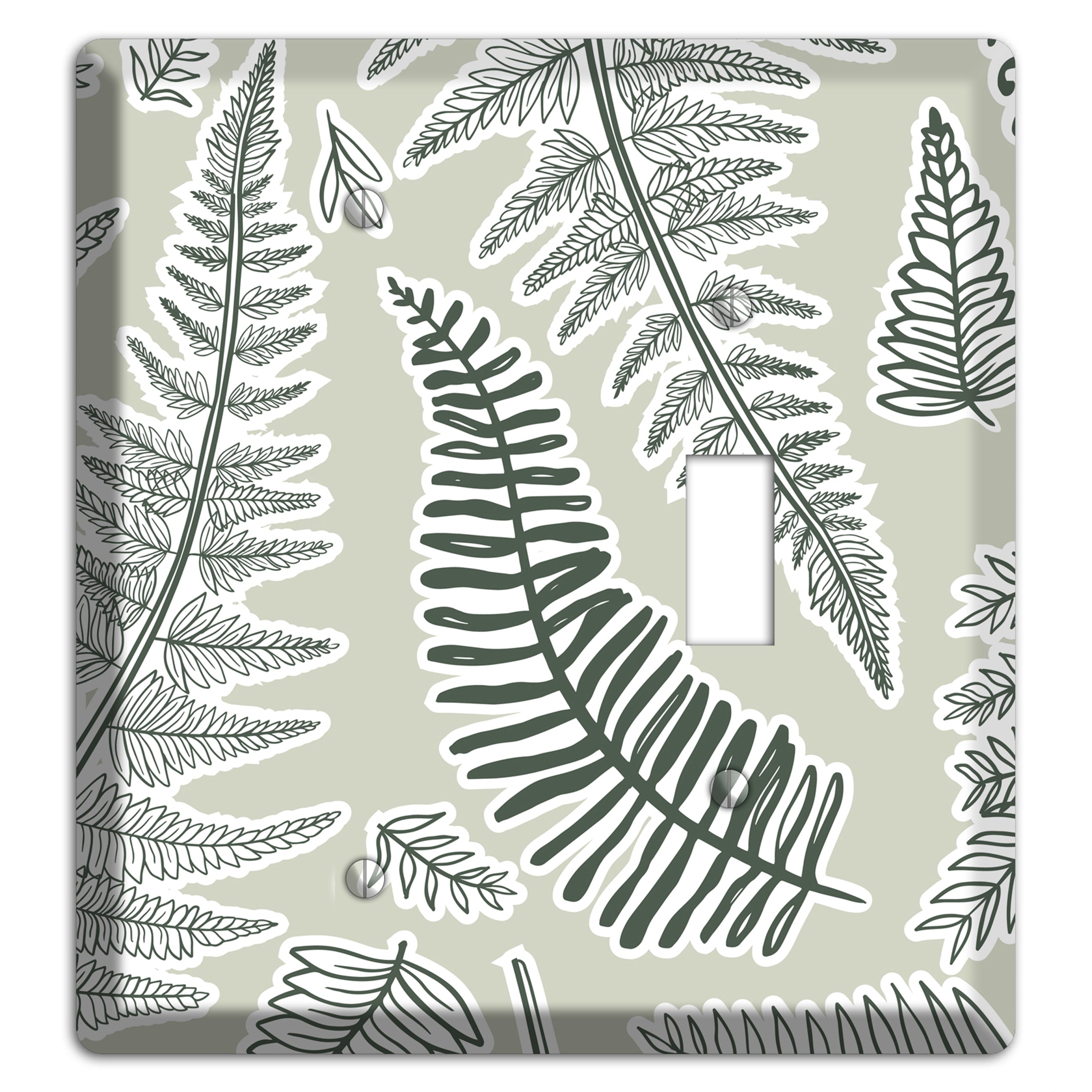 Forest Floor Scatter Blank / Toggle Wallplate