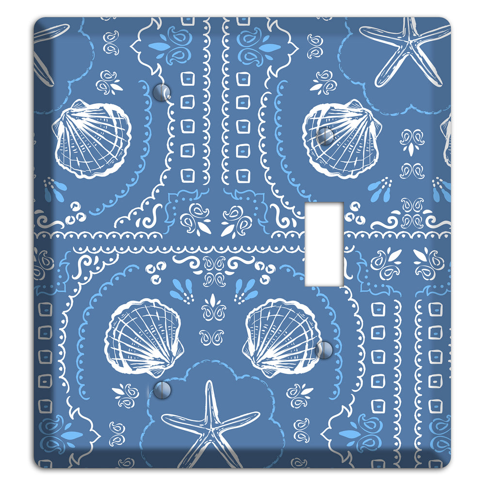 Cerulean Bandana Shore Blank / Toggle Wallplate