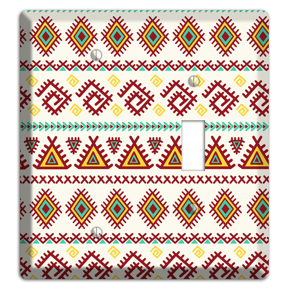Crimson Tapestry Blank / Toggle Wallplate