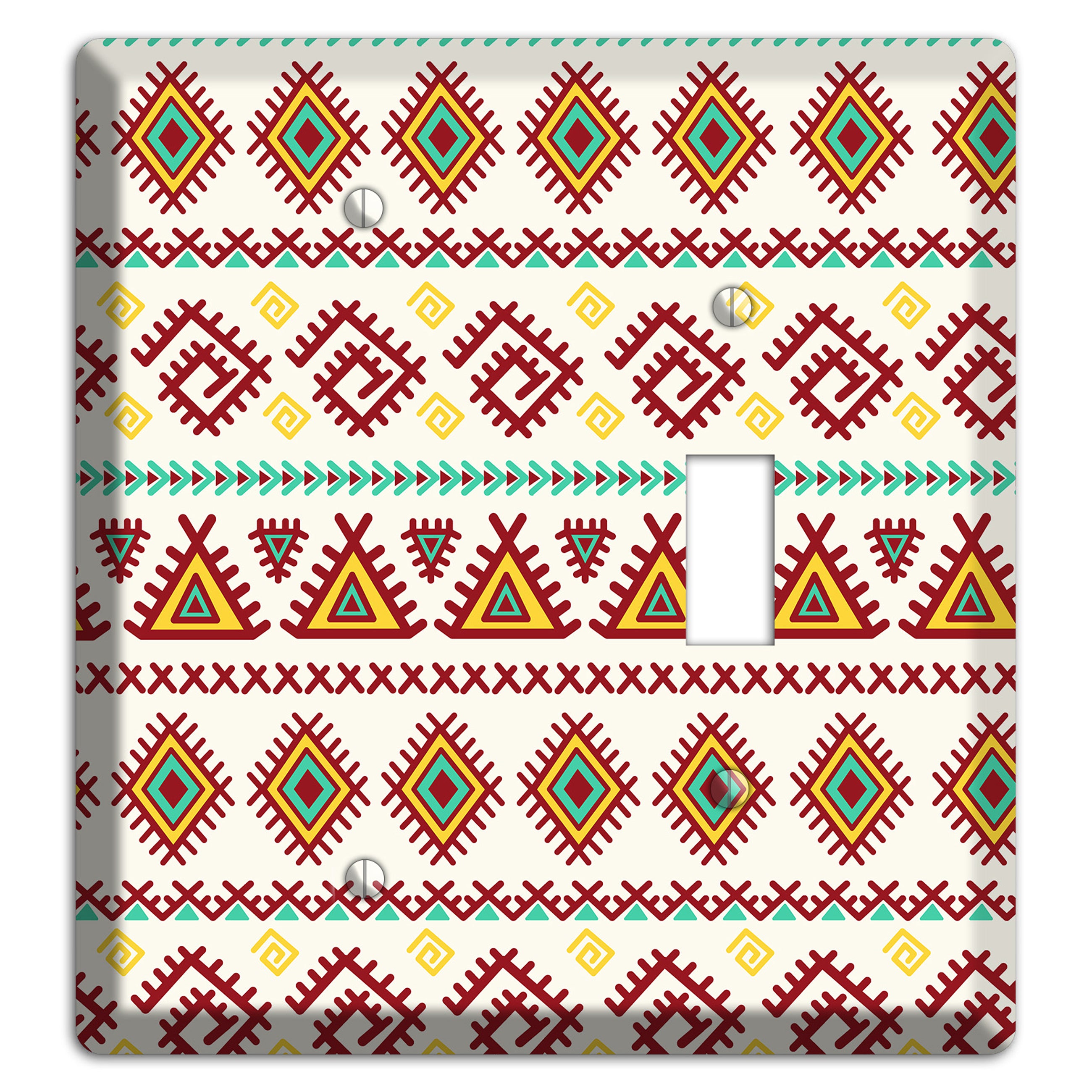 Crimson Tapestry Blank / Toggle Wallplate