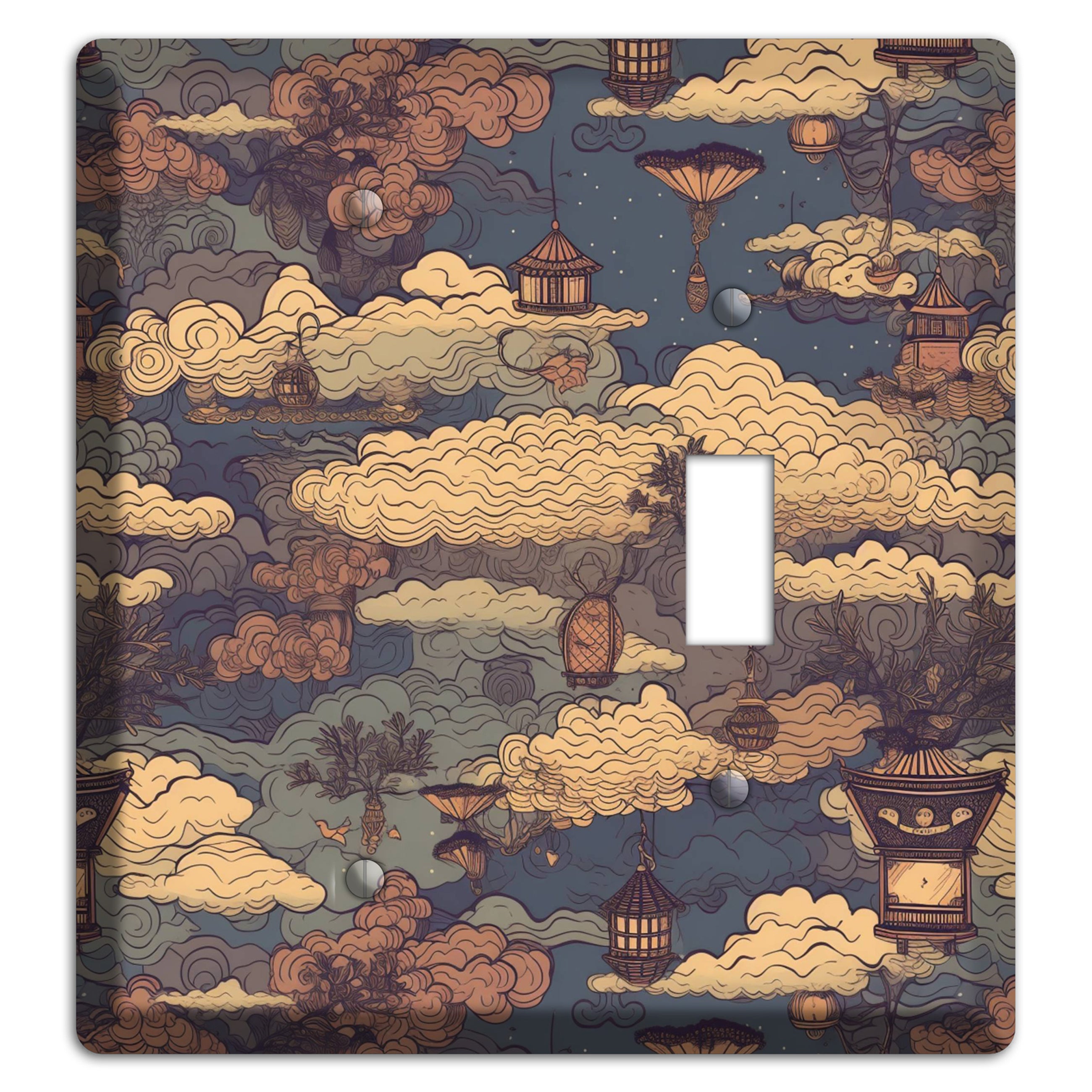 Lantern Sky Realm Blank / Toggle Wallplate