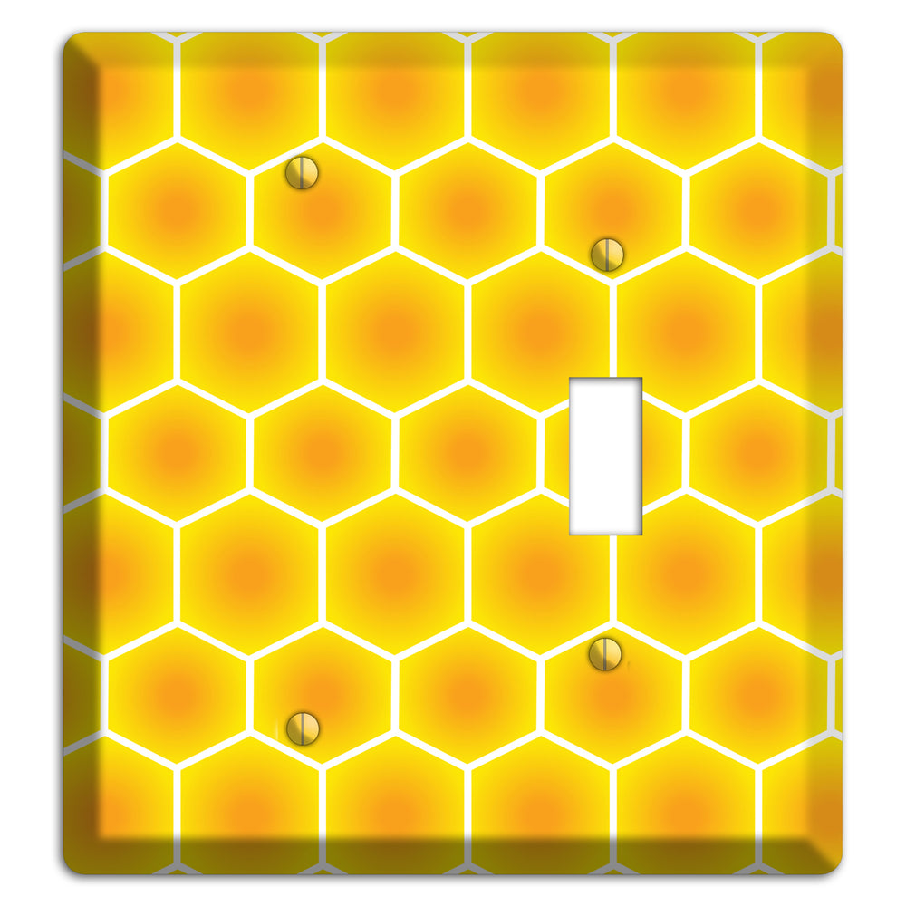 Liquid Gold Grid Blank / Toggle Wallplate