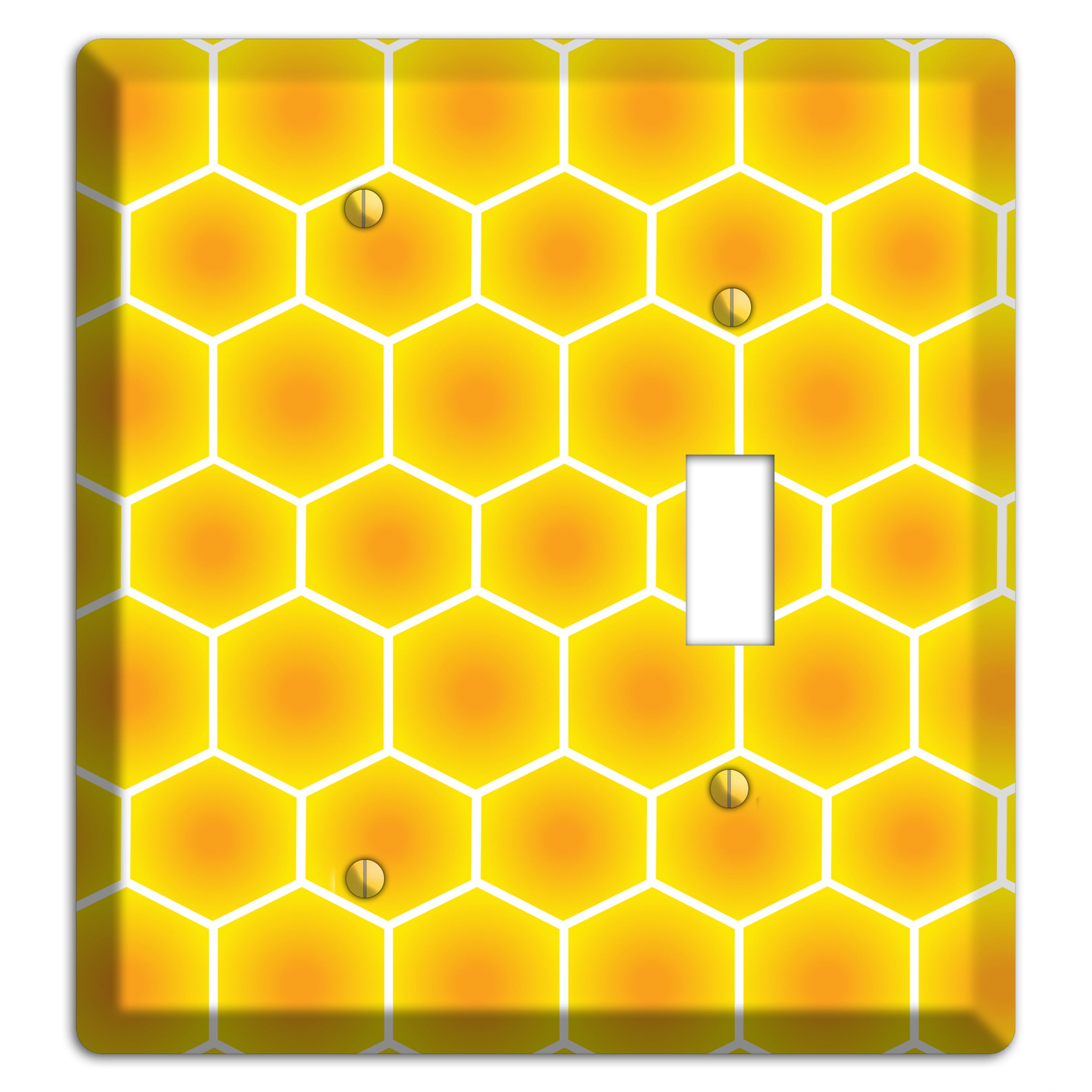 Liquid Gold Grid Blank / Toggle Wallplate