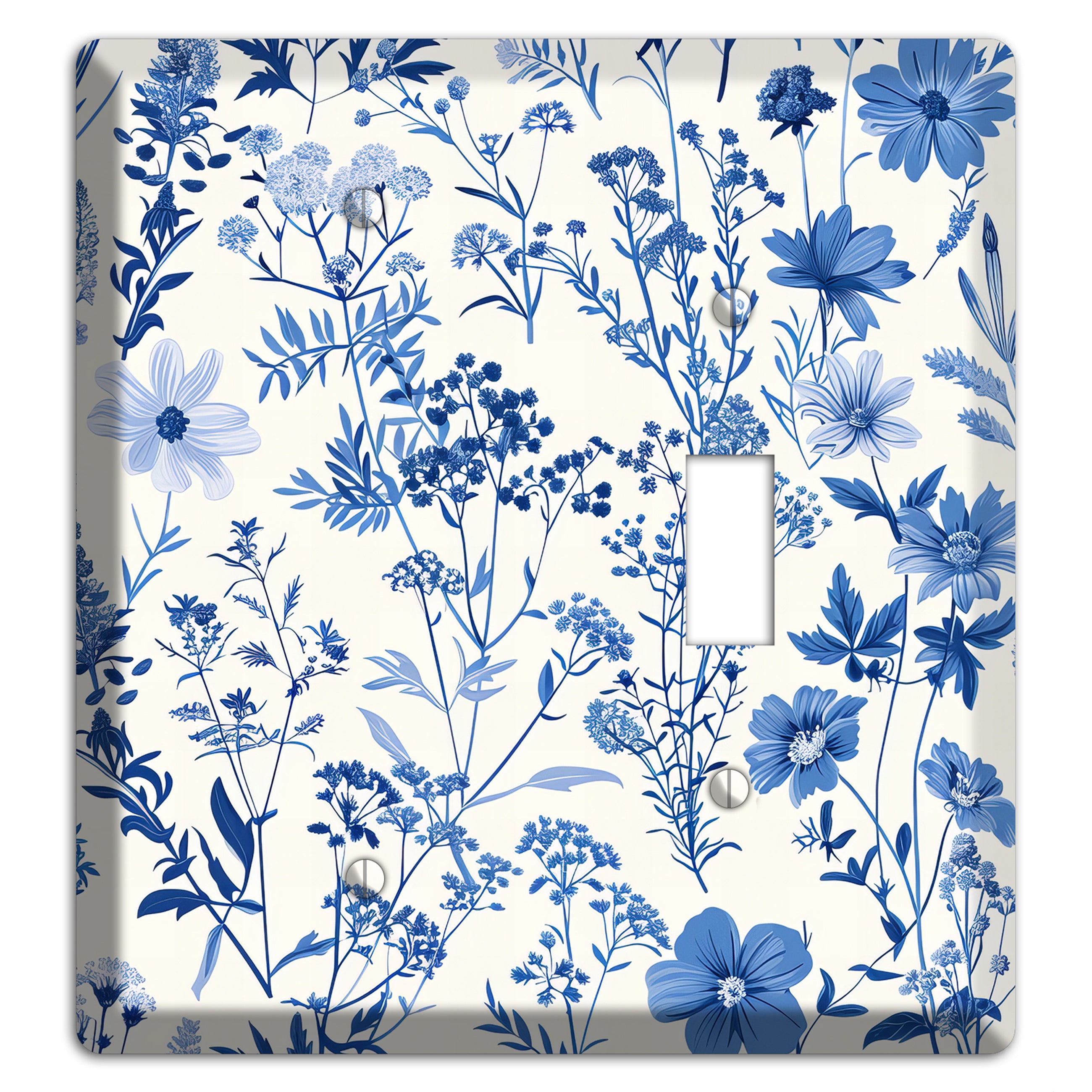 Meadow in Monochrome Blank / Toggle Wallplate
