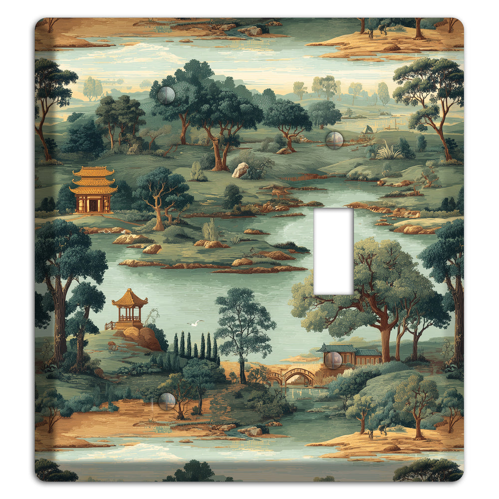 Pavilion and Stream Blank / Toggle Wallplate