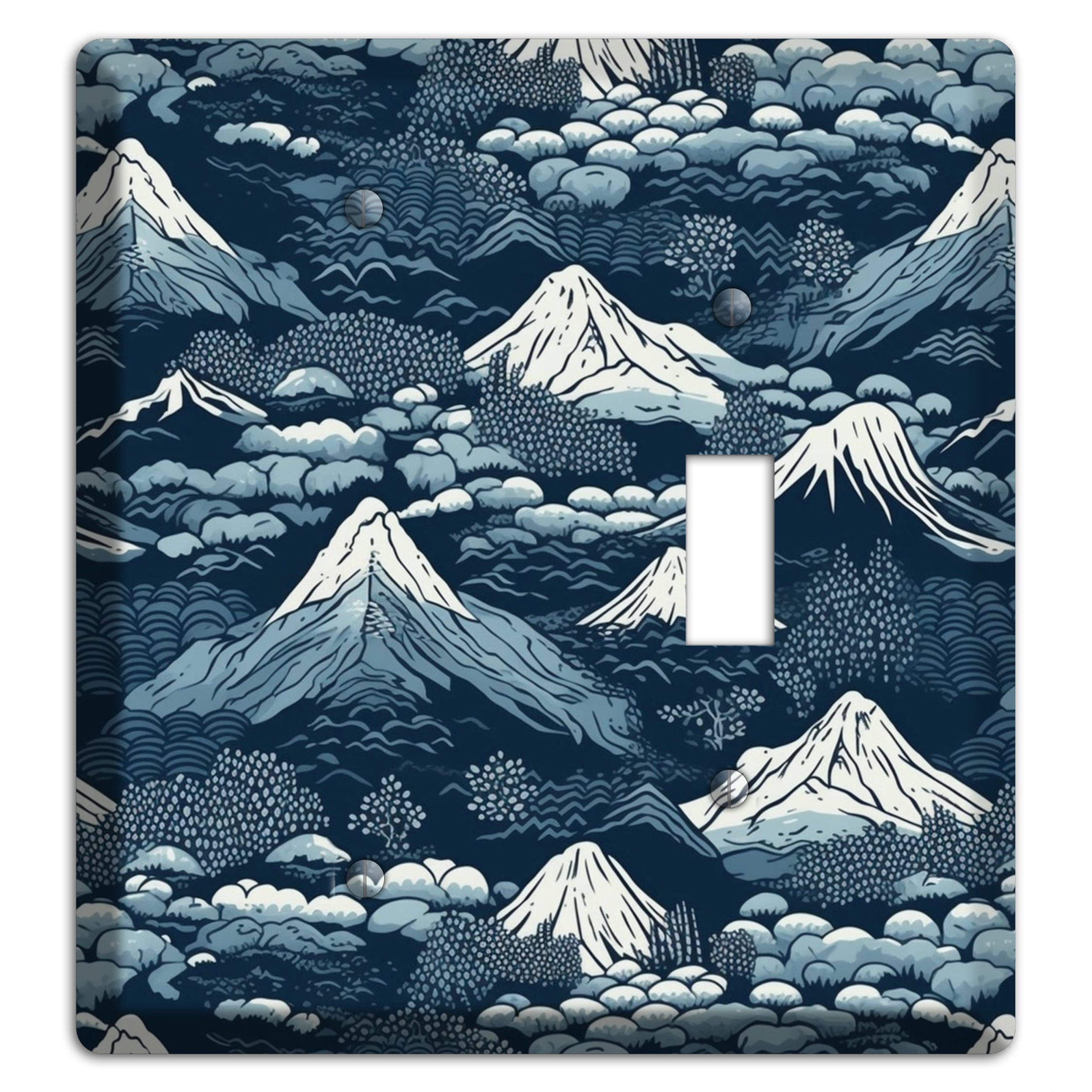 Summit & Fog Blank / Toggle Wallplate