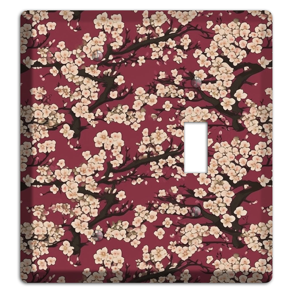 Crimson Plum Drift Blank / Toggle Wallplate