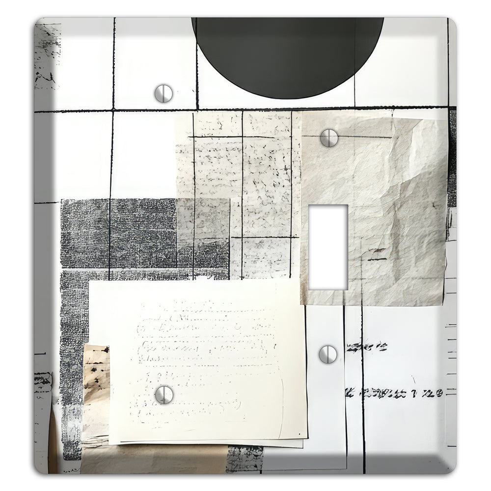 Paper & Memory Blank / Toggle Wallplate